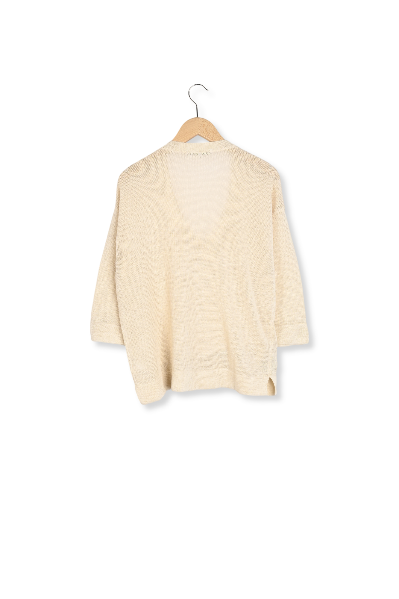 Pull V ample en lin - JOSIANE Faume - seconde main