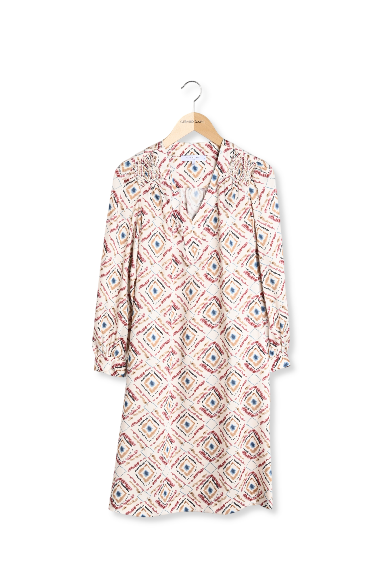 Robe courte imprimé ethnique - PRUNE Faume - seconde main