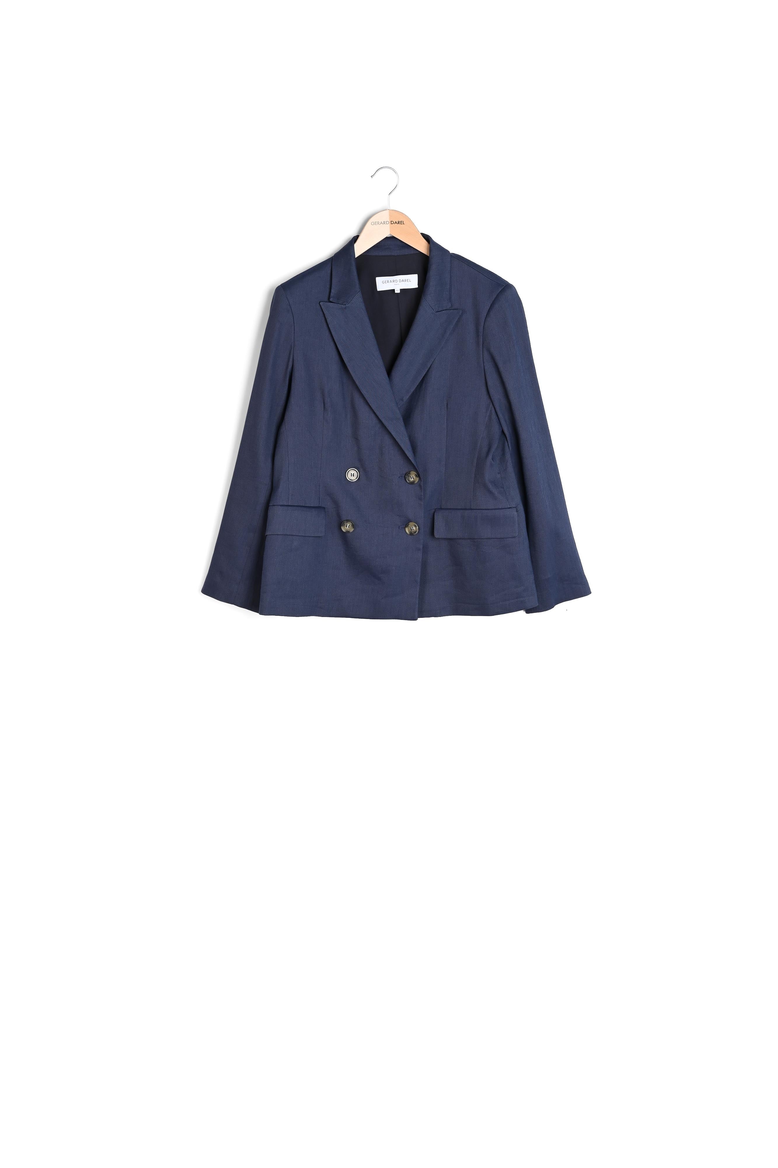 AMANDA - Veste de blazer en lin mélangé Faume - seconde main