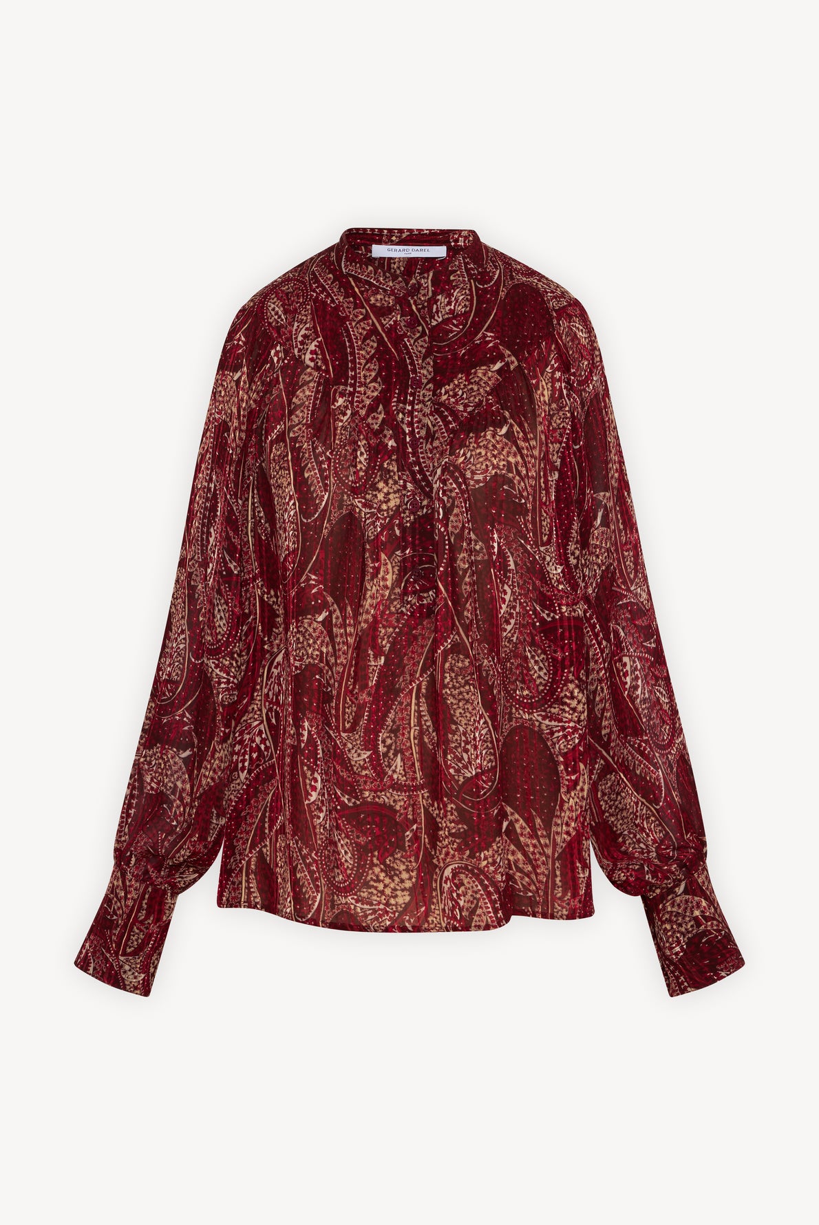 Blouse fluide à imprimé cachemire - CAMILL Faume - seconde main