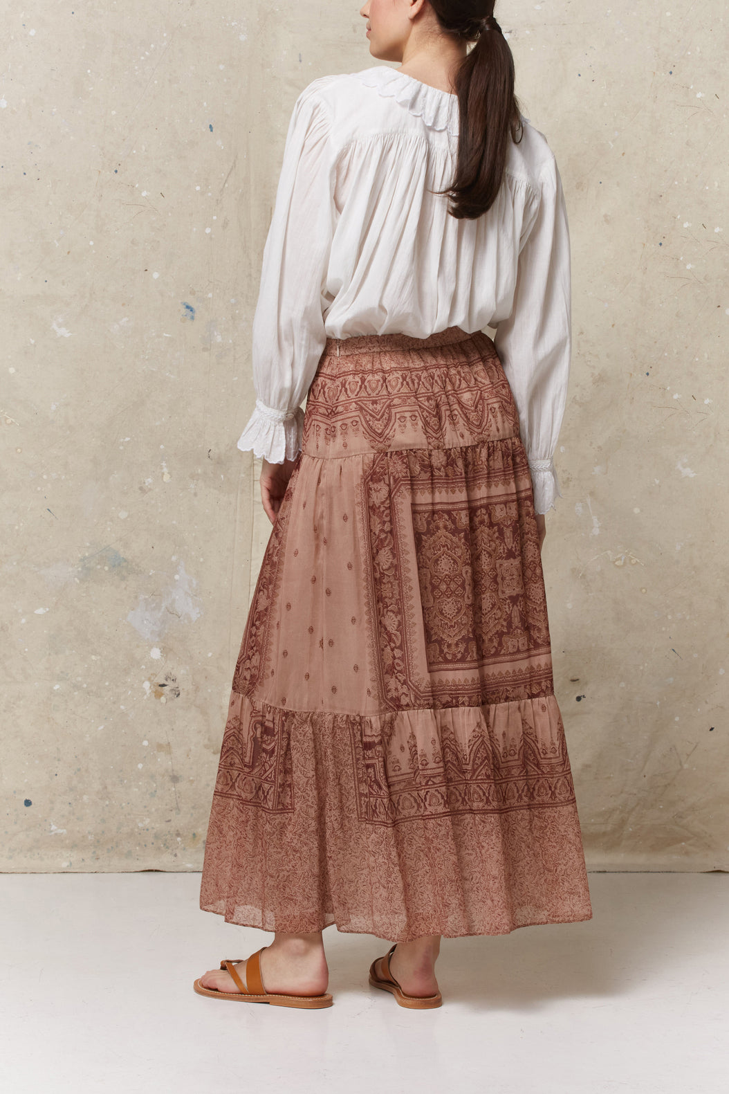 Jupon imprimé baroque - LEON Faume - seconde main