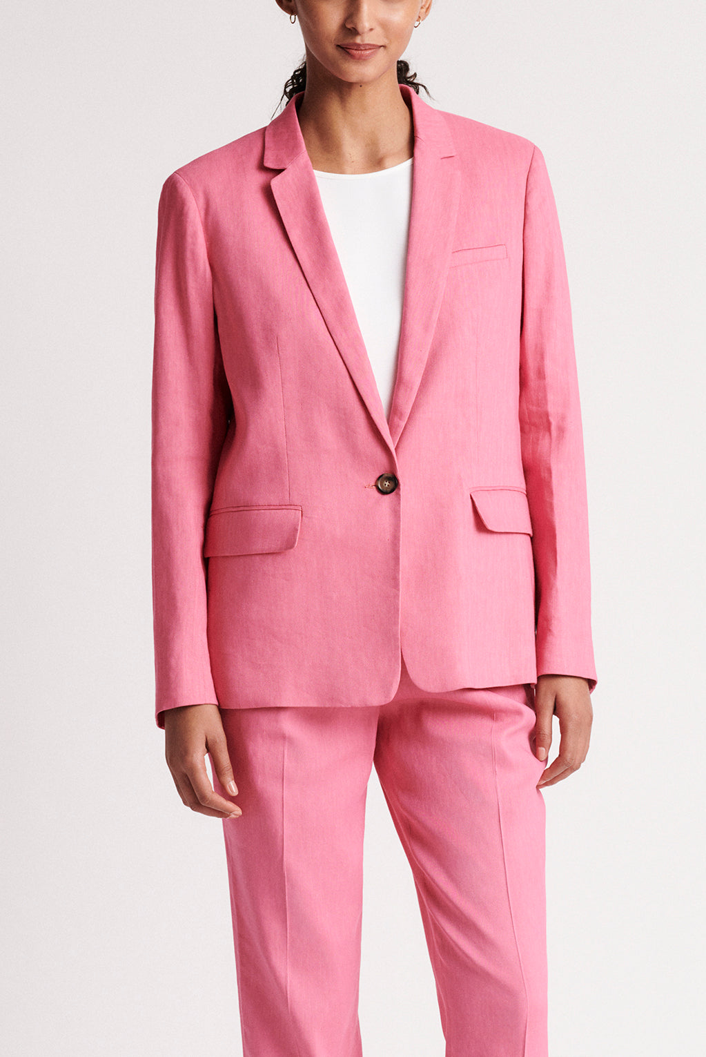 ANTONELLA - Veste de tailleur en lin Faume - seconde main