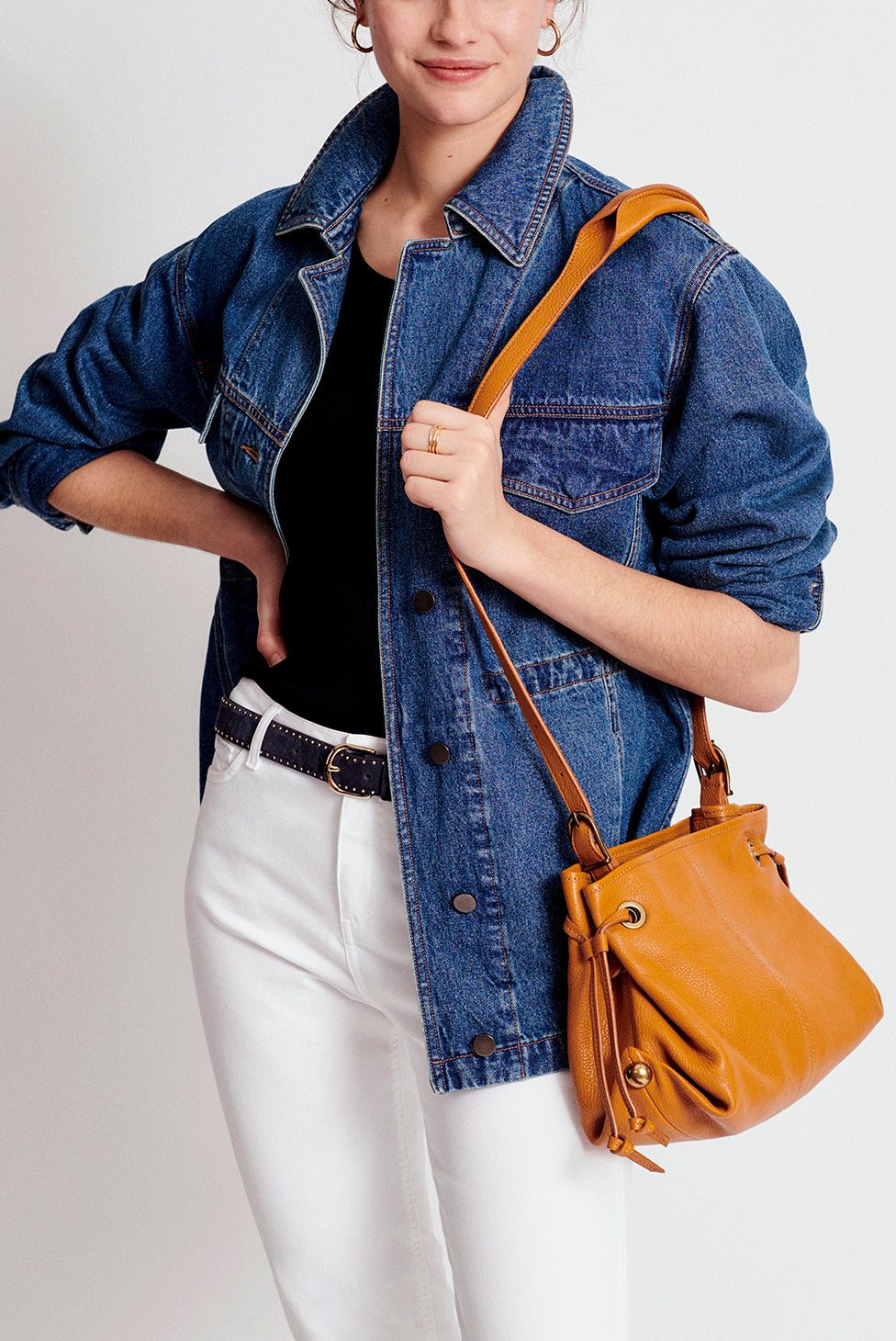 AMBRE - Veste oversize en jean Faume - seconde main