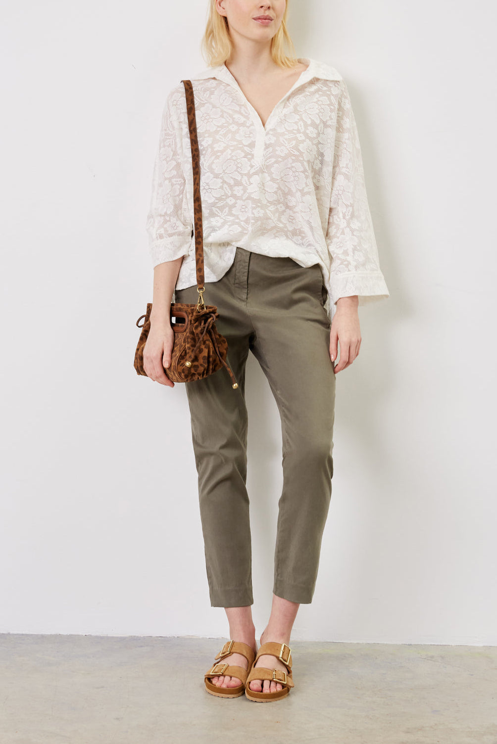 Pantalon slim - ELIZIA Faume - seconde main