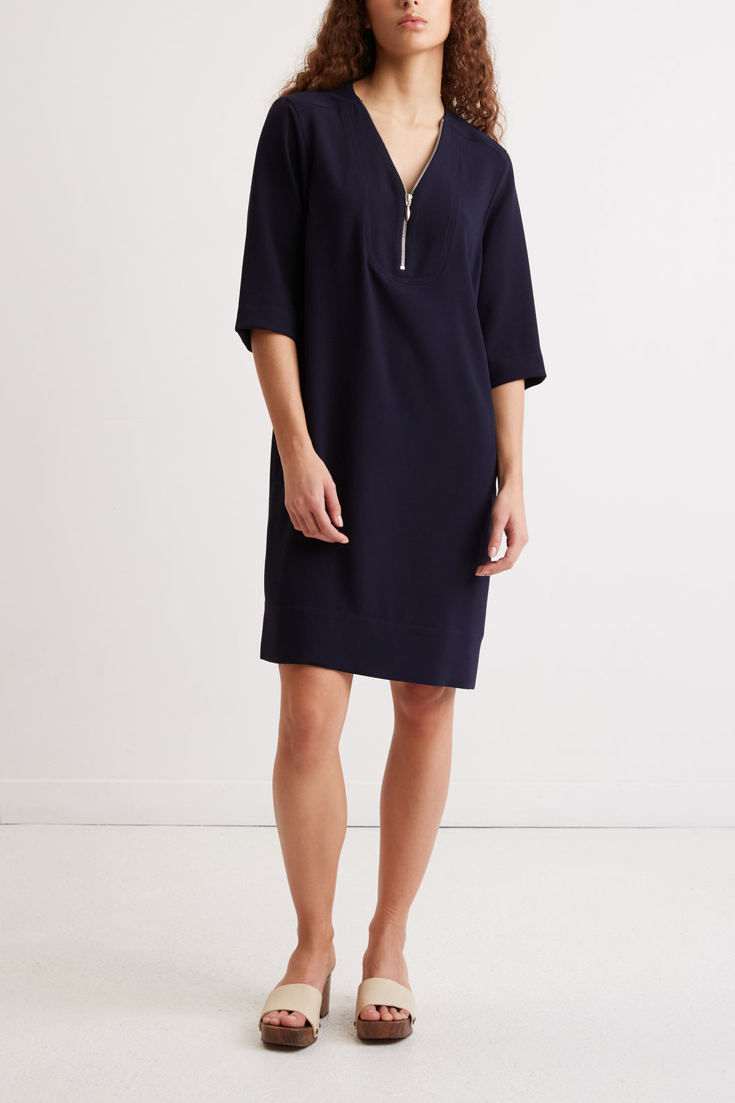 Robe courte zippée - JEROME Faume - seconde main