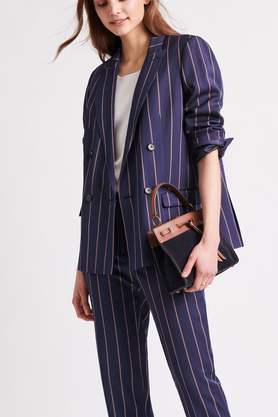 ADRIANNA - Veste de blazer à rayures tennis Faume - seconde main