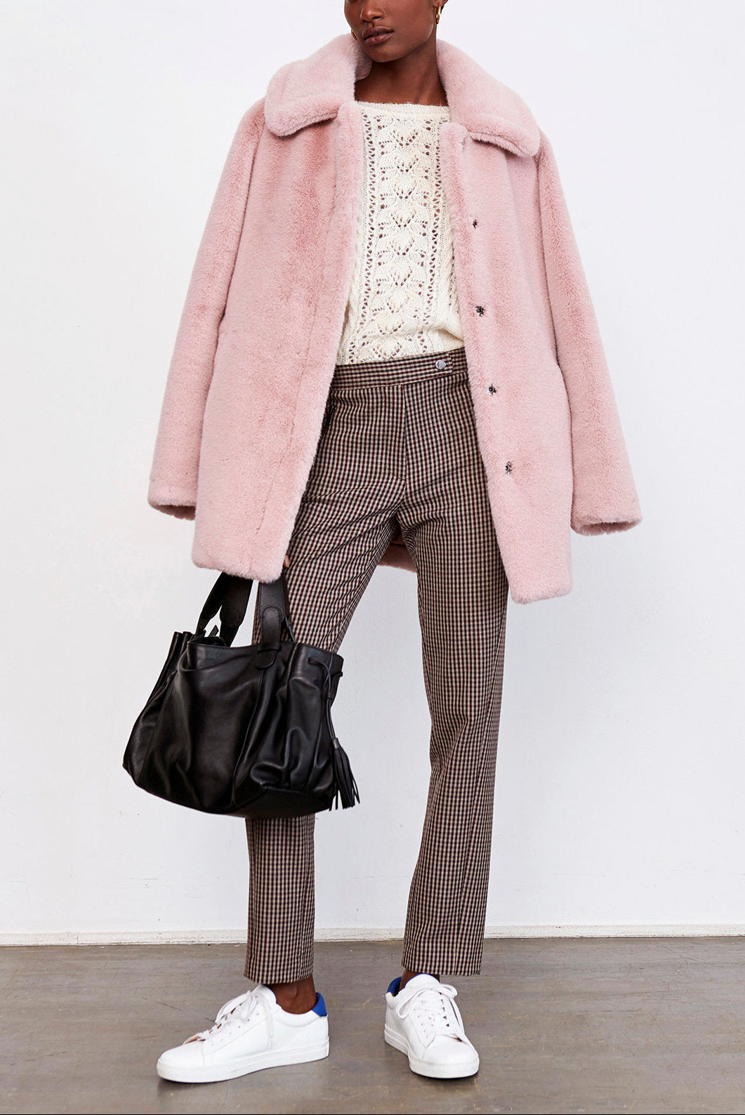 LUNE - Pantalon 7/8 à carreaux Faume - seconde main