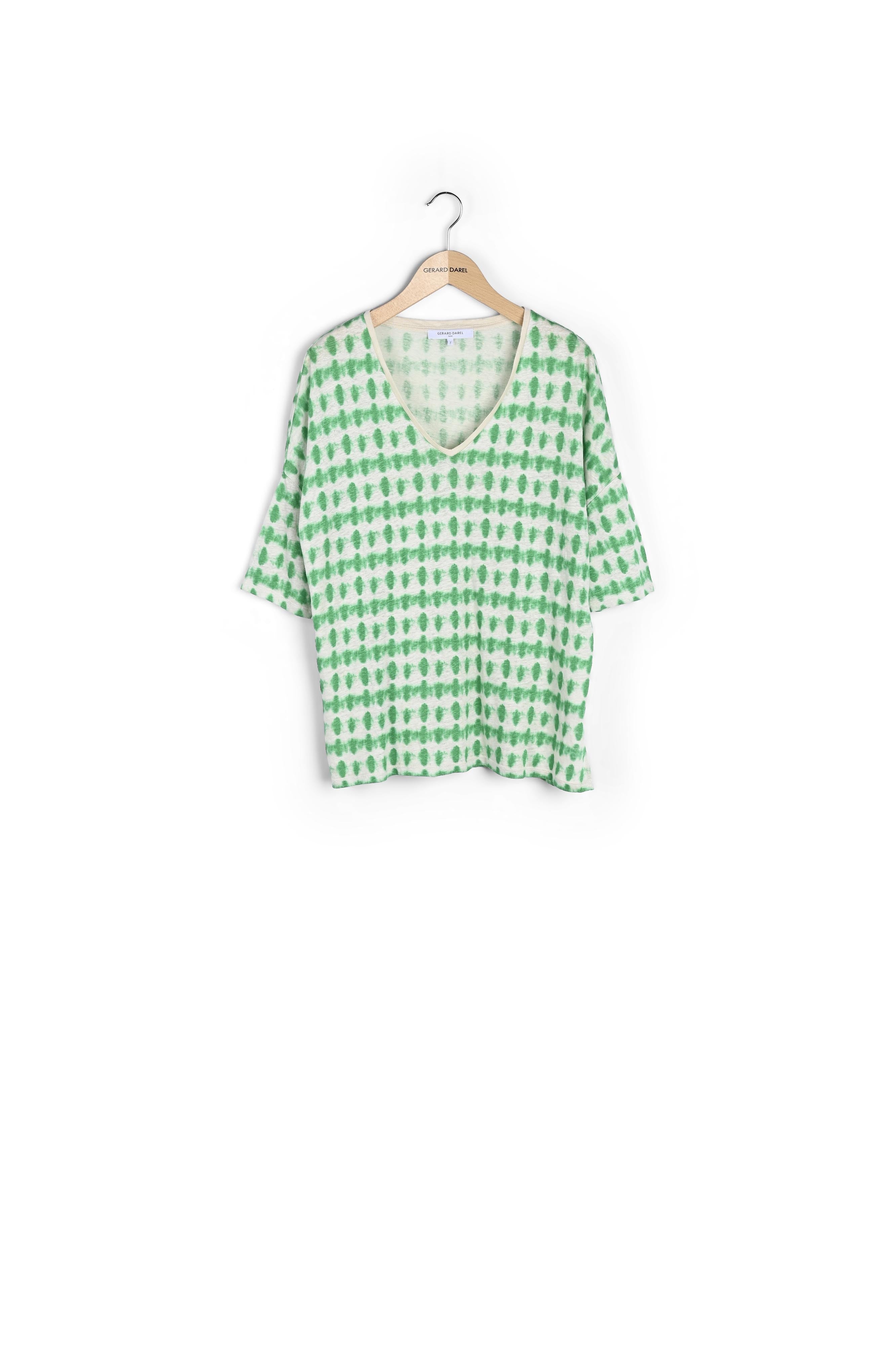 T-shirt lin Tie and Dye - APPOLINE Faume - seconde main