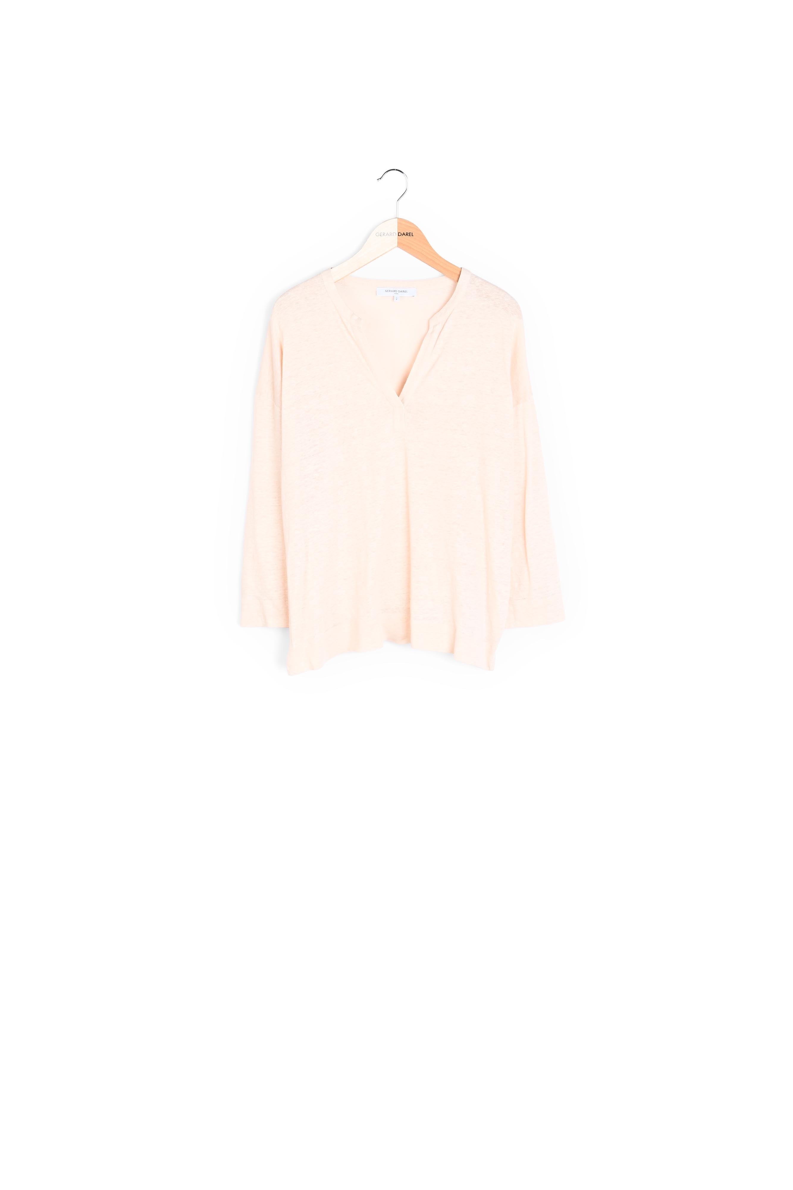 T-shirt col tunisien - MADDIE Faume - seconde main