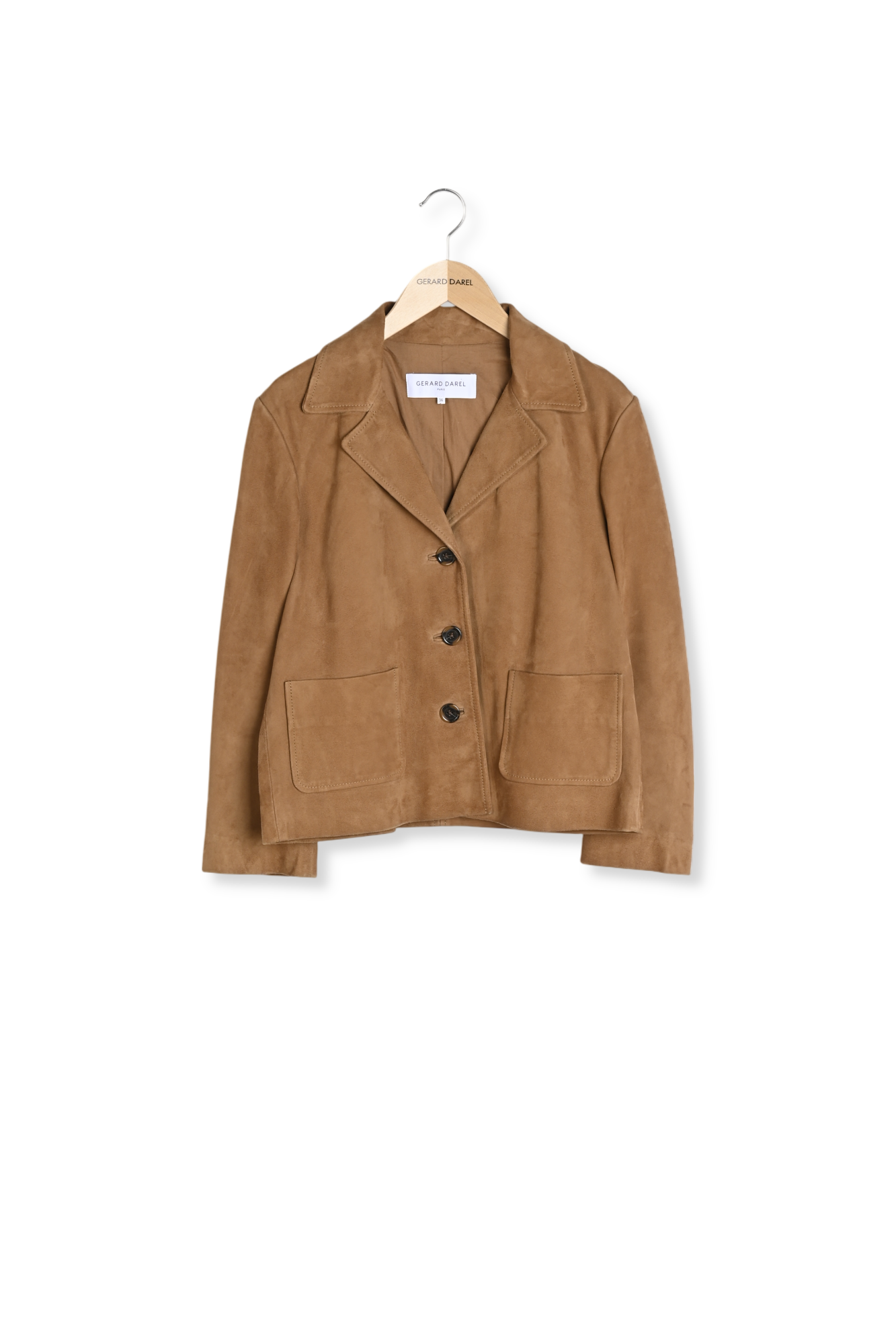 Veste courte en cuir velours - NACIA Faume - seconde main