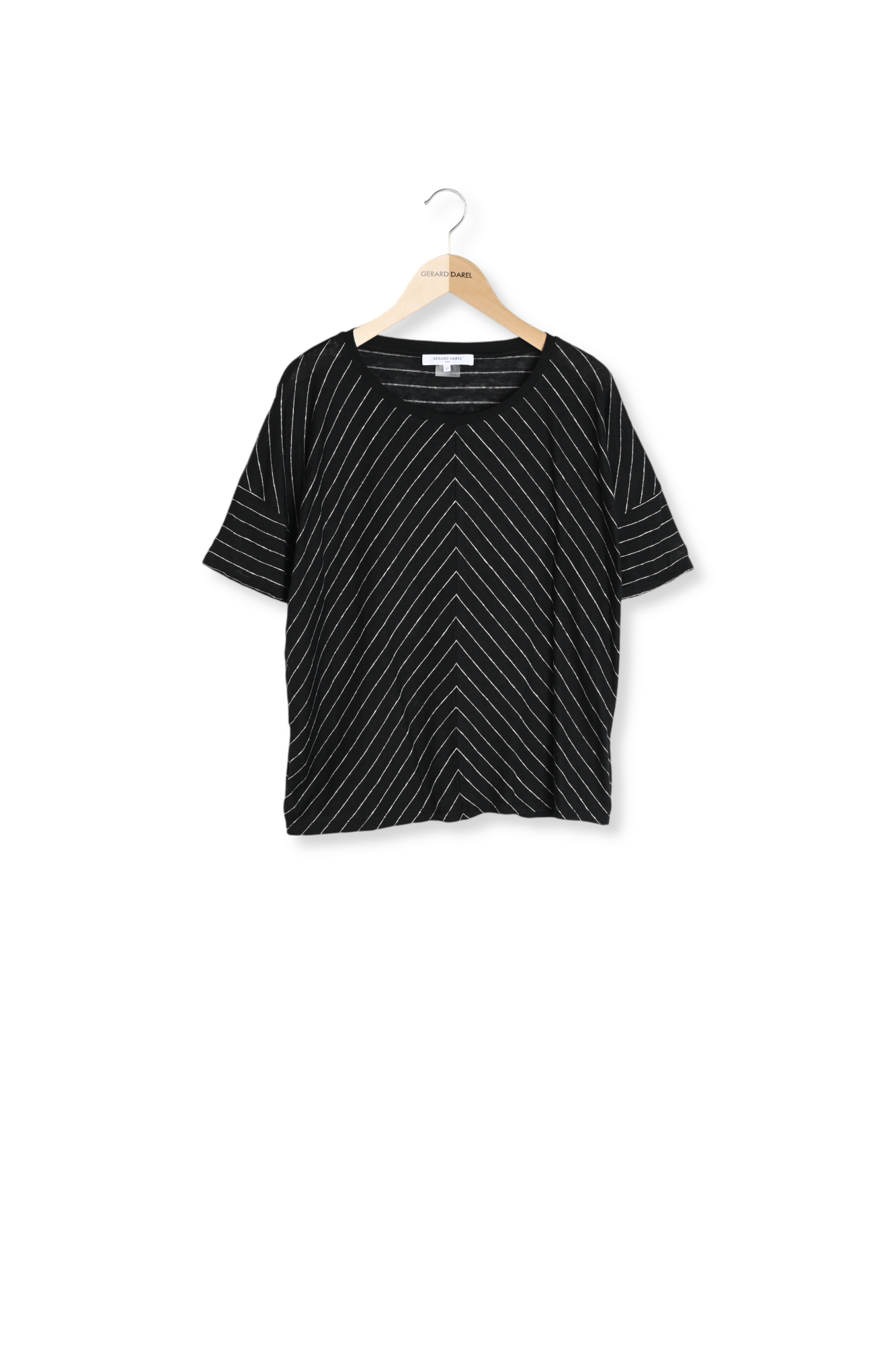 JIANNI - Tee-shirt en lin rayé Faume - seconde main
