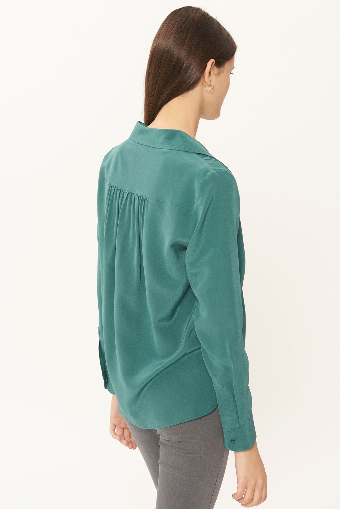 MARGARET - Blouse en soie Faume - seconde main