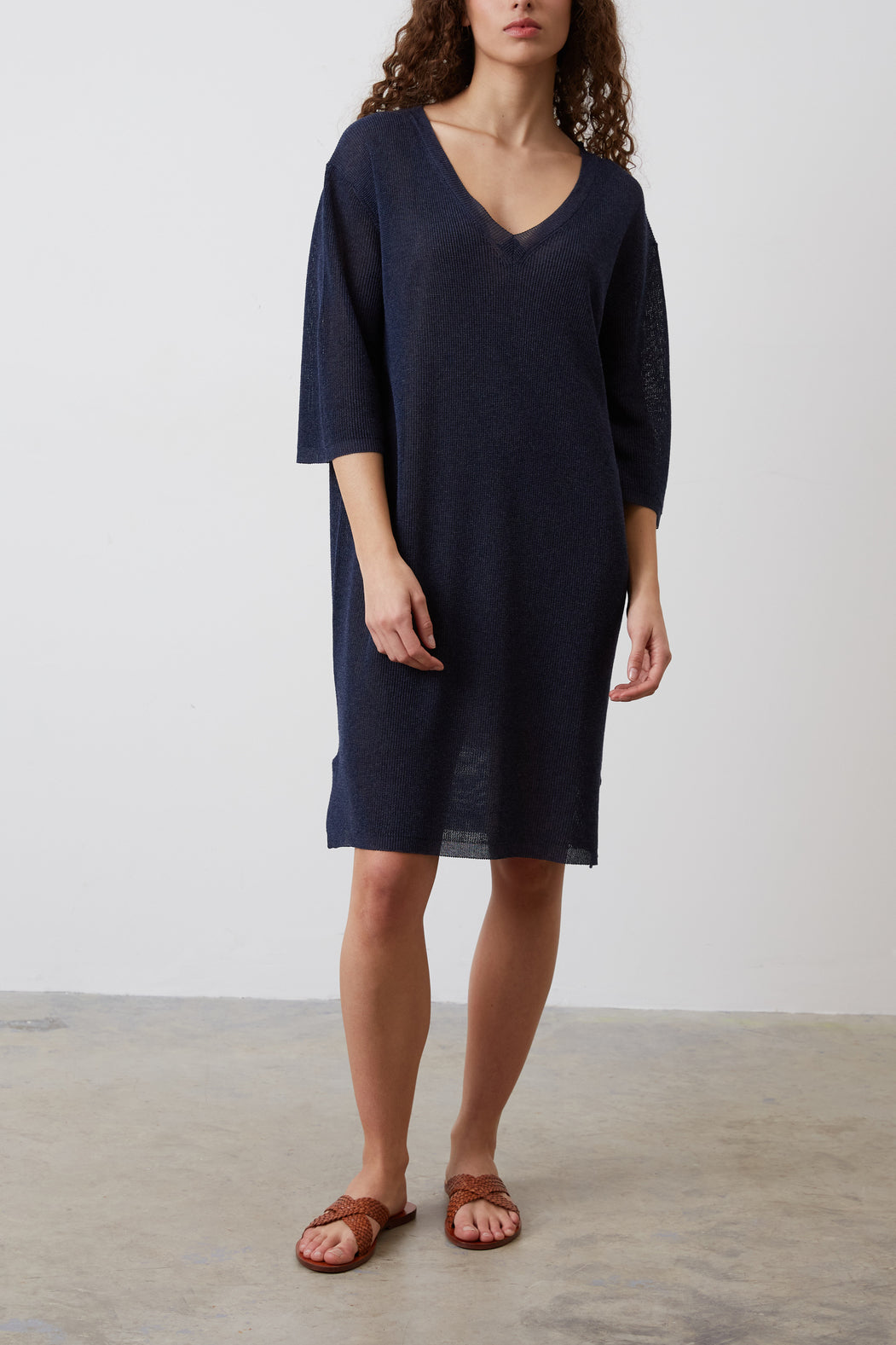 Robe fluide en maille - JONAH Faume - seconde main