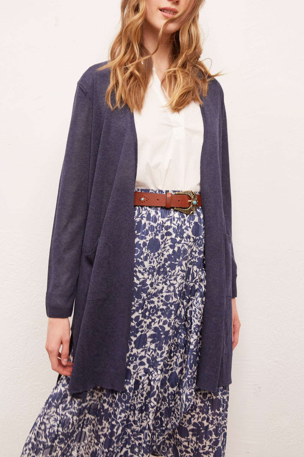 ELYANNA - Gilet long et ultra-fin Faume - seconde main