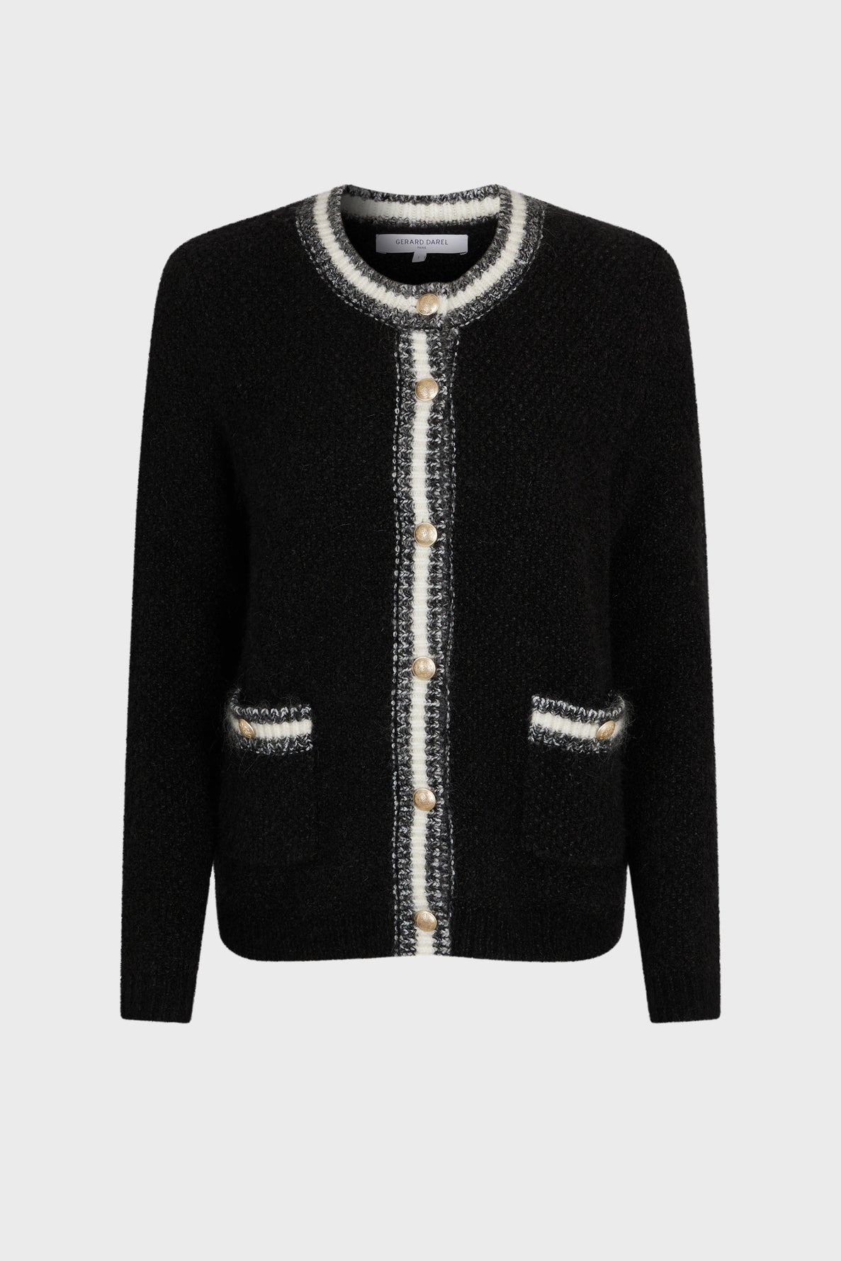 Gilet épais en laine et mohair mélangés - LESSANDRA Faume - seconde main
