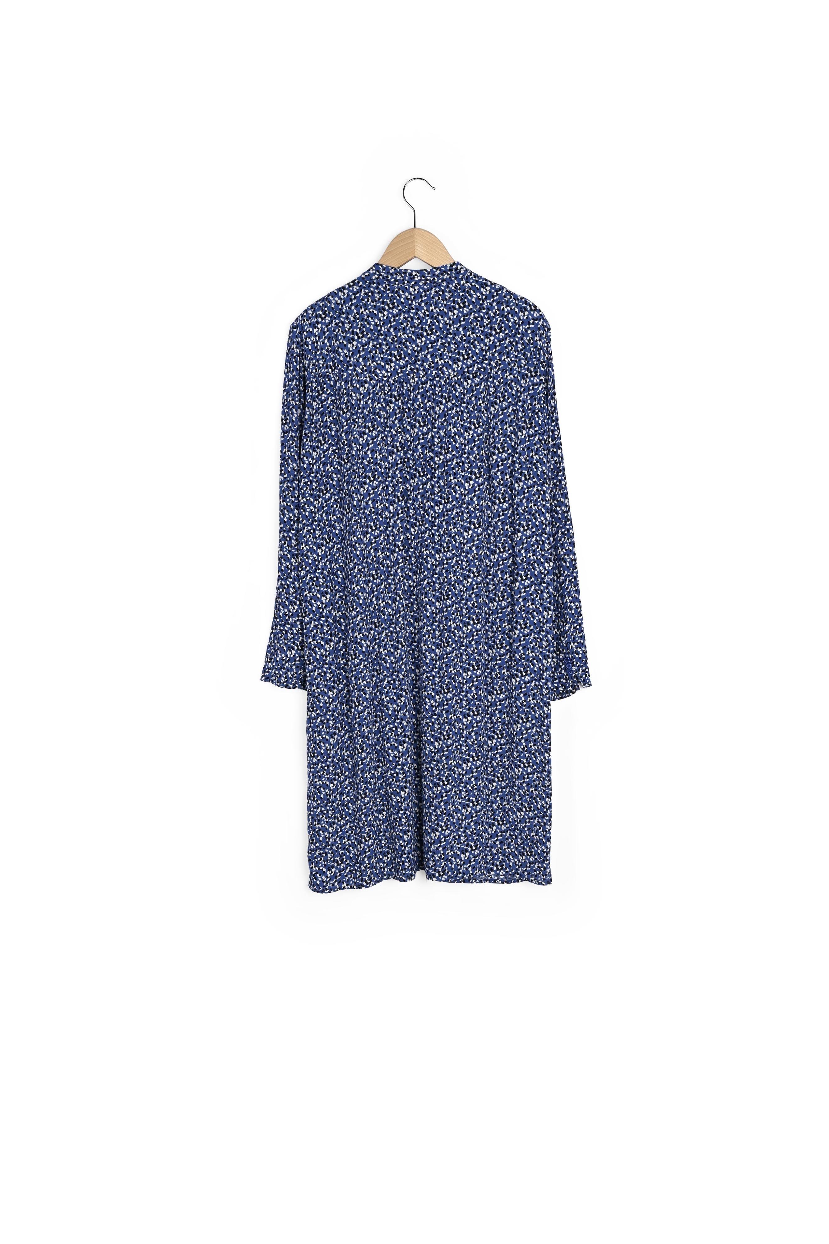 SANTINA - Robe en crêpe de viscose imprimé Faume - seconde main