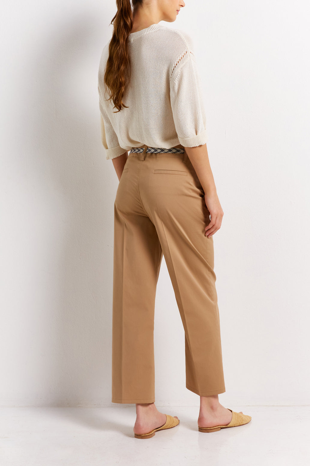 Pantalon avec ceinture fantaisie - EREN Faume - seconde main