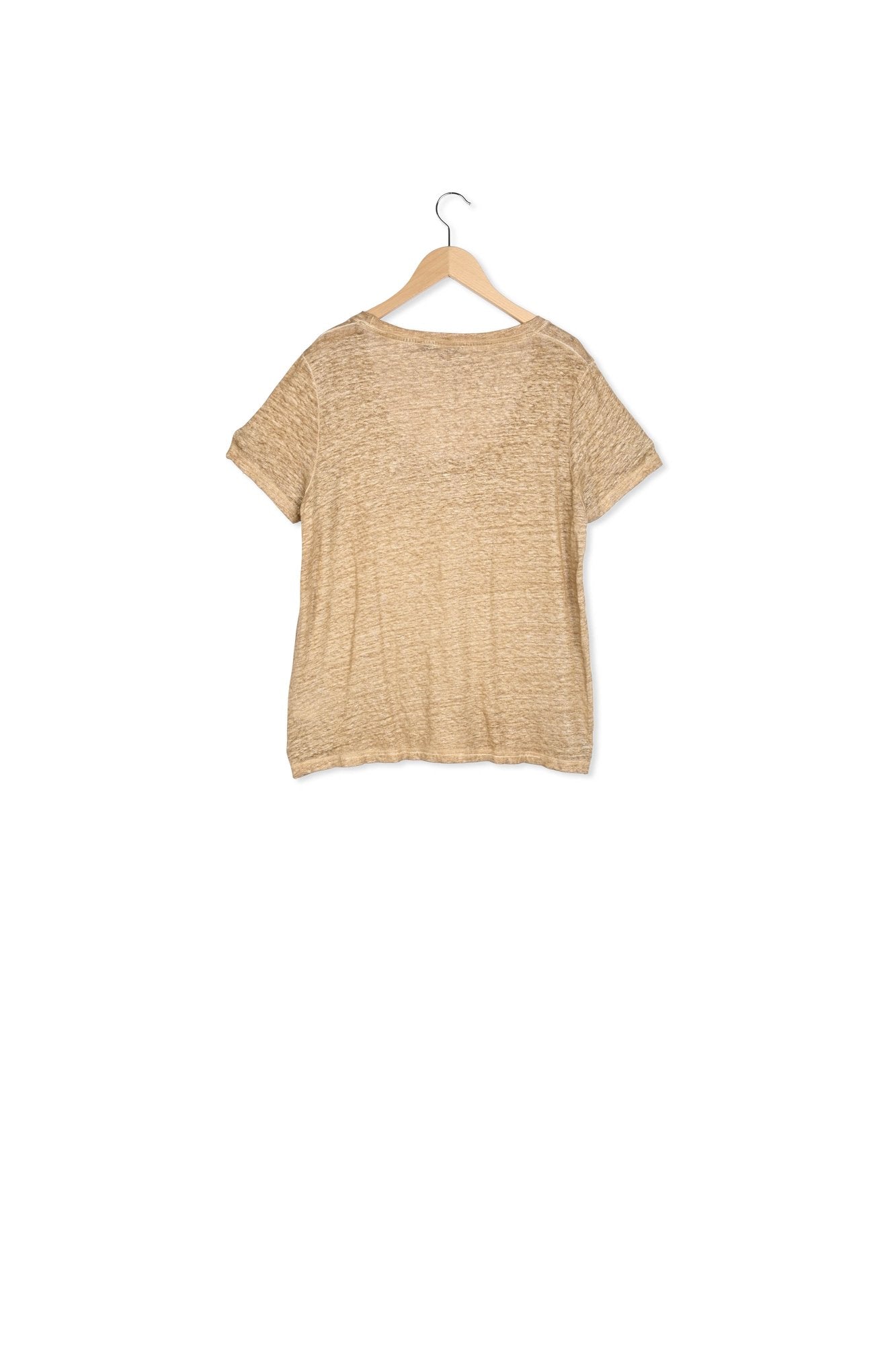 Tee-shirt en lin métallisé - ADILIA Faume - seconde main