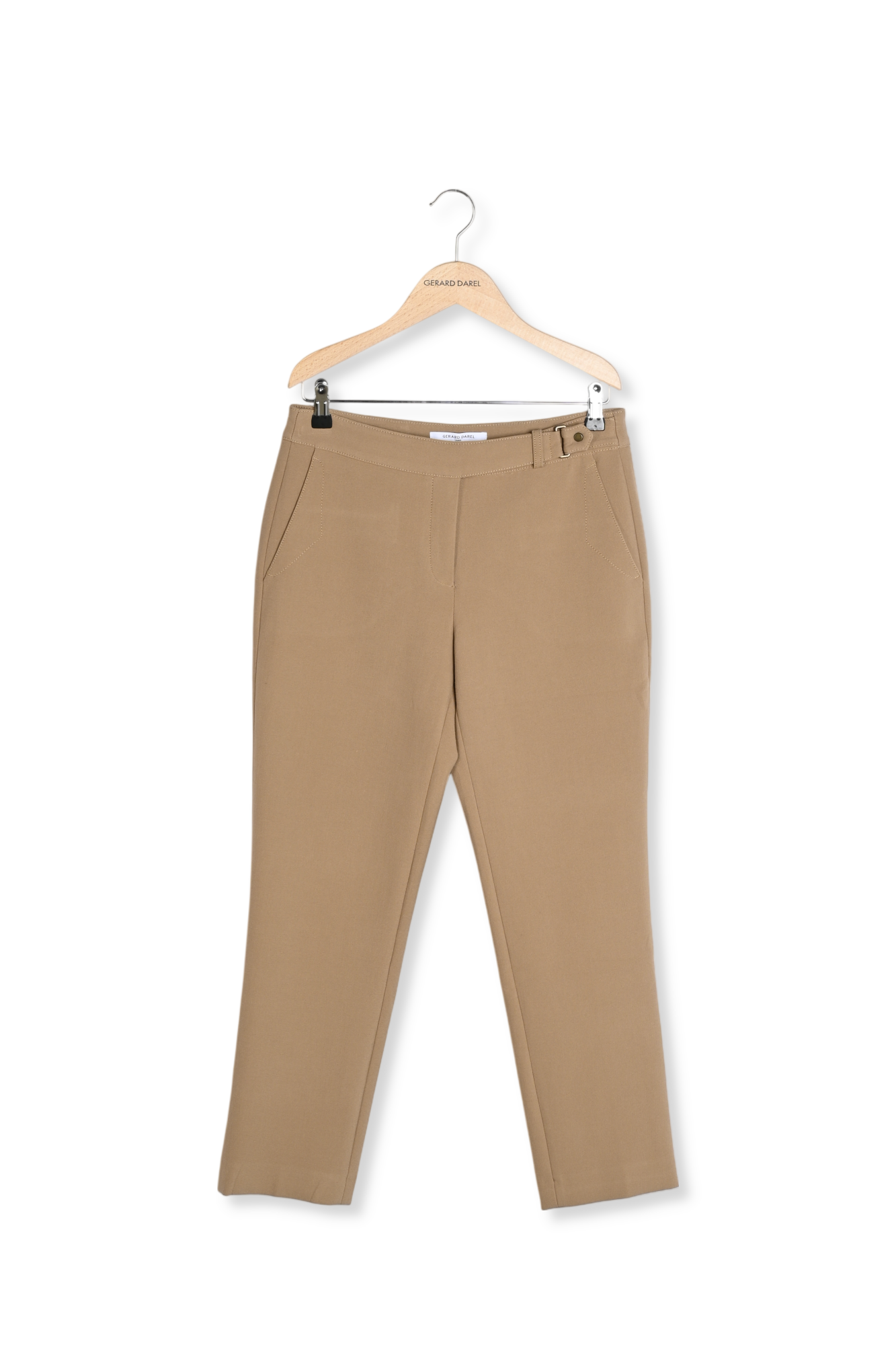 LYSON - Pantalon droit 7/8 en coton épais Faume - seconde main
