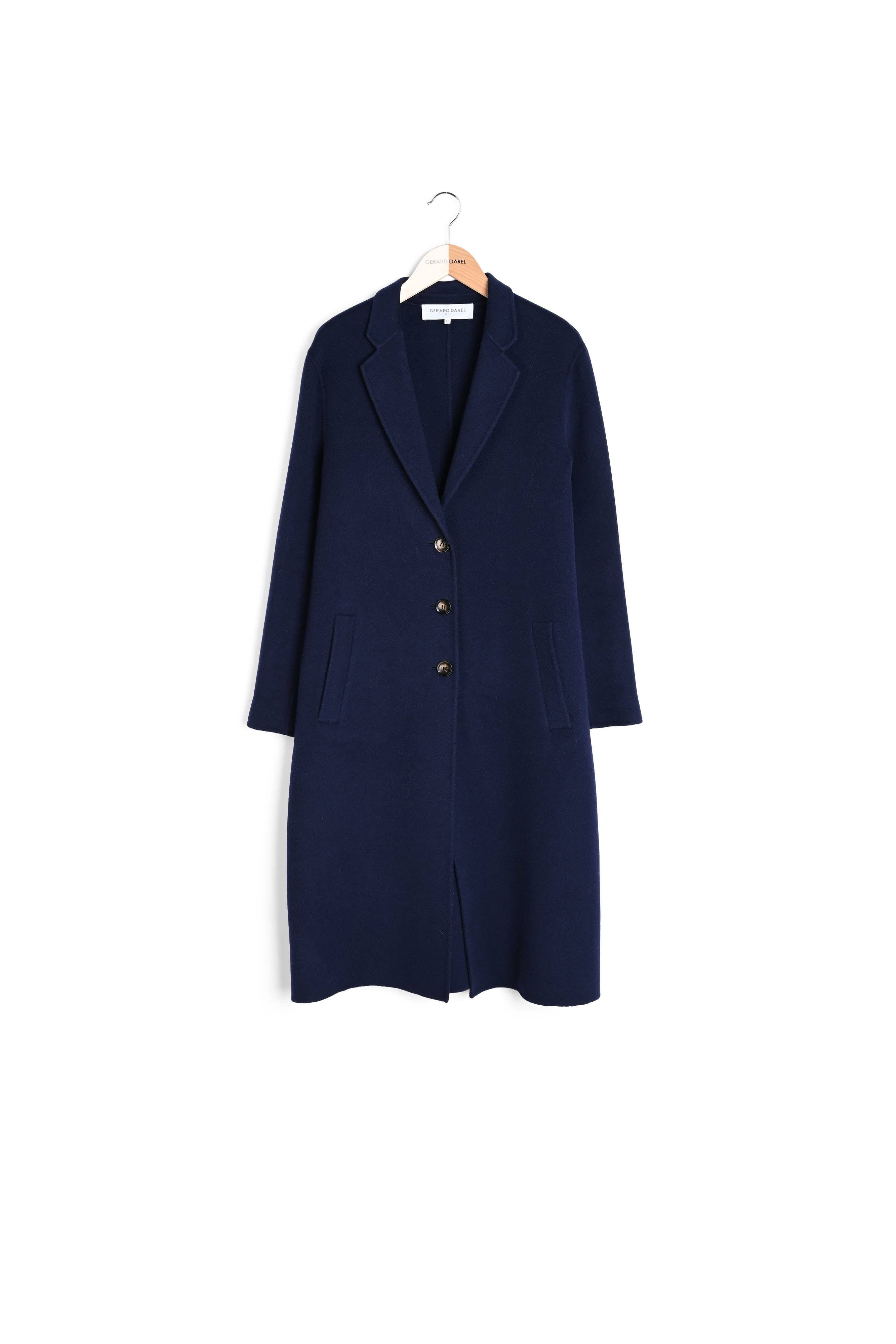 ROSY - Manteau en laine double face Faume - seconde main