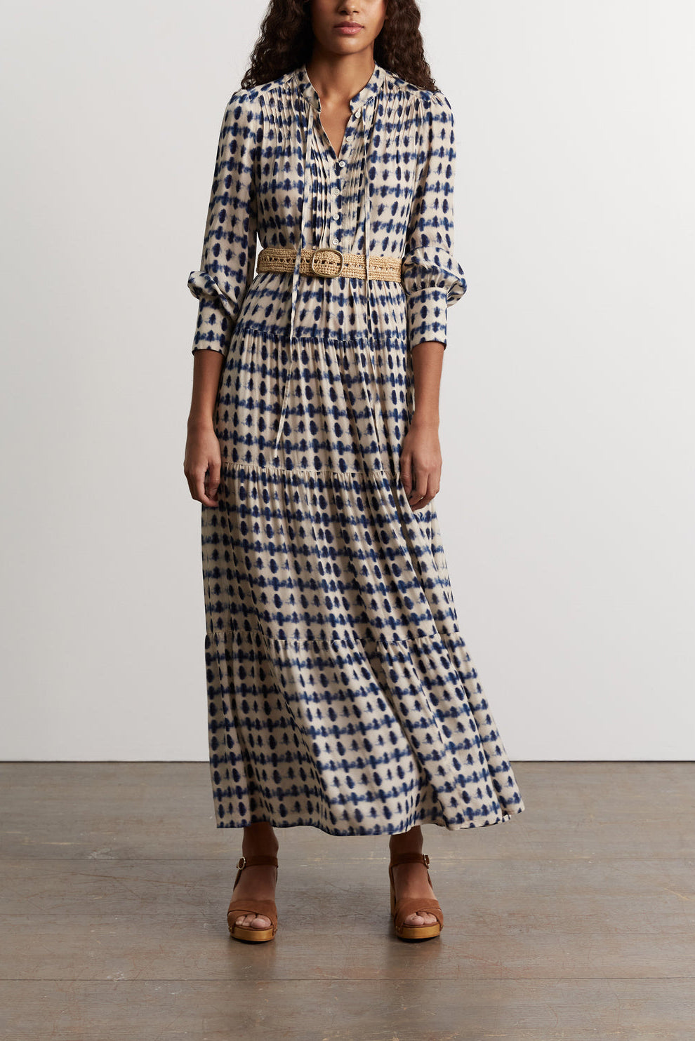 Robe fluideTie and Dye - ROBE Faume - seconde main