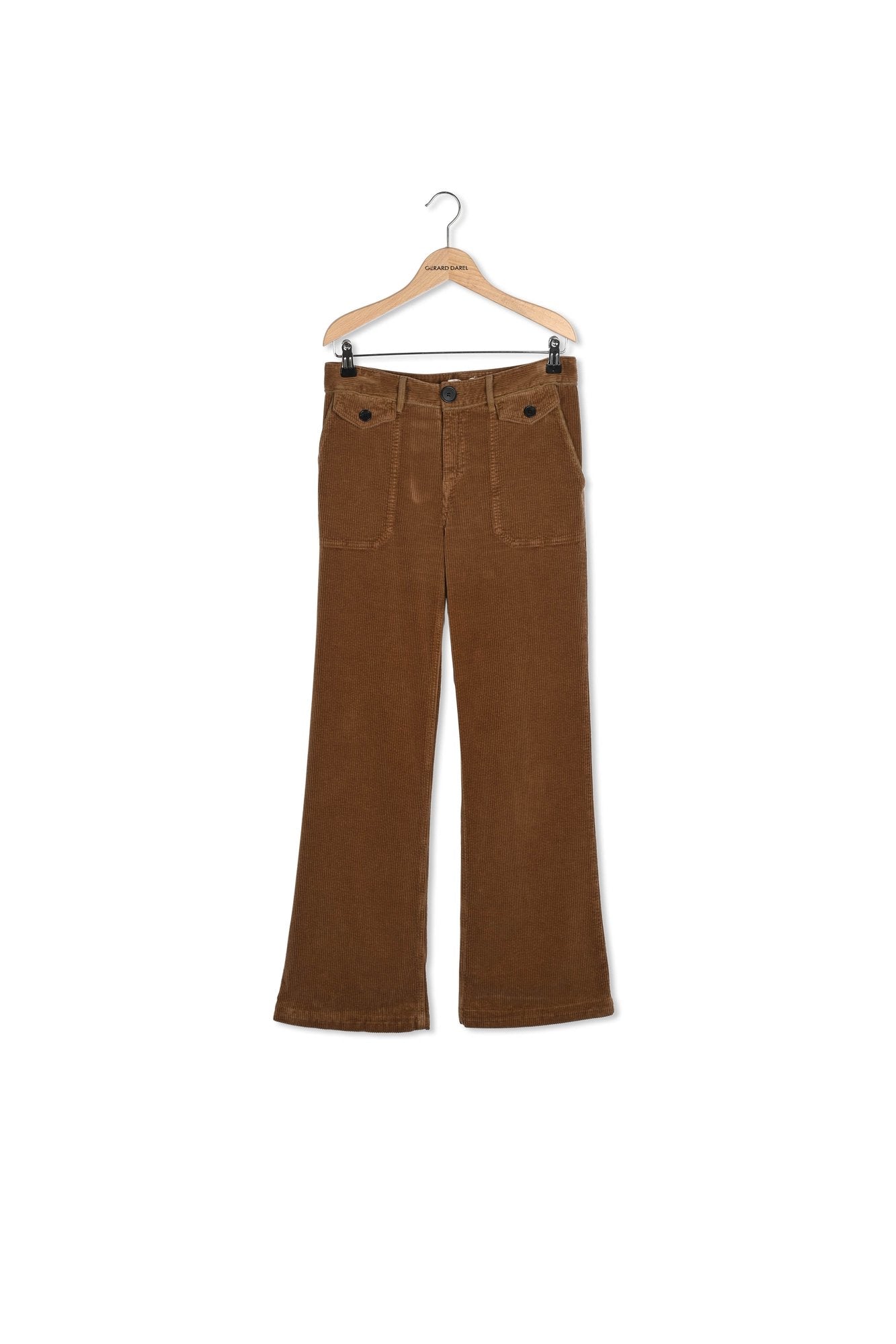 LEONIE - Pantalon flare en velours côtelé Faume - seconde main