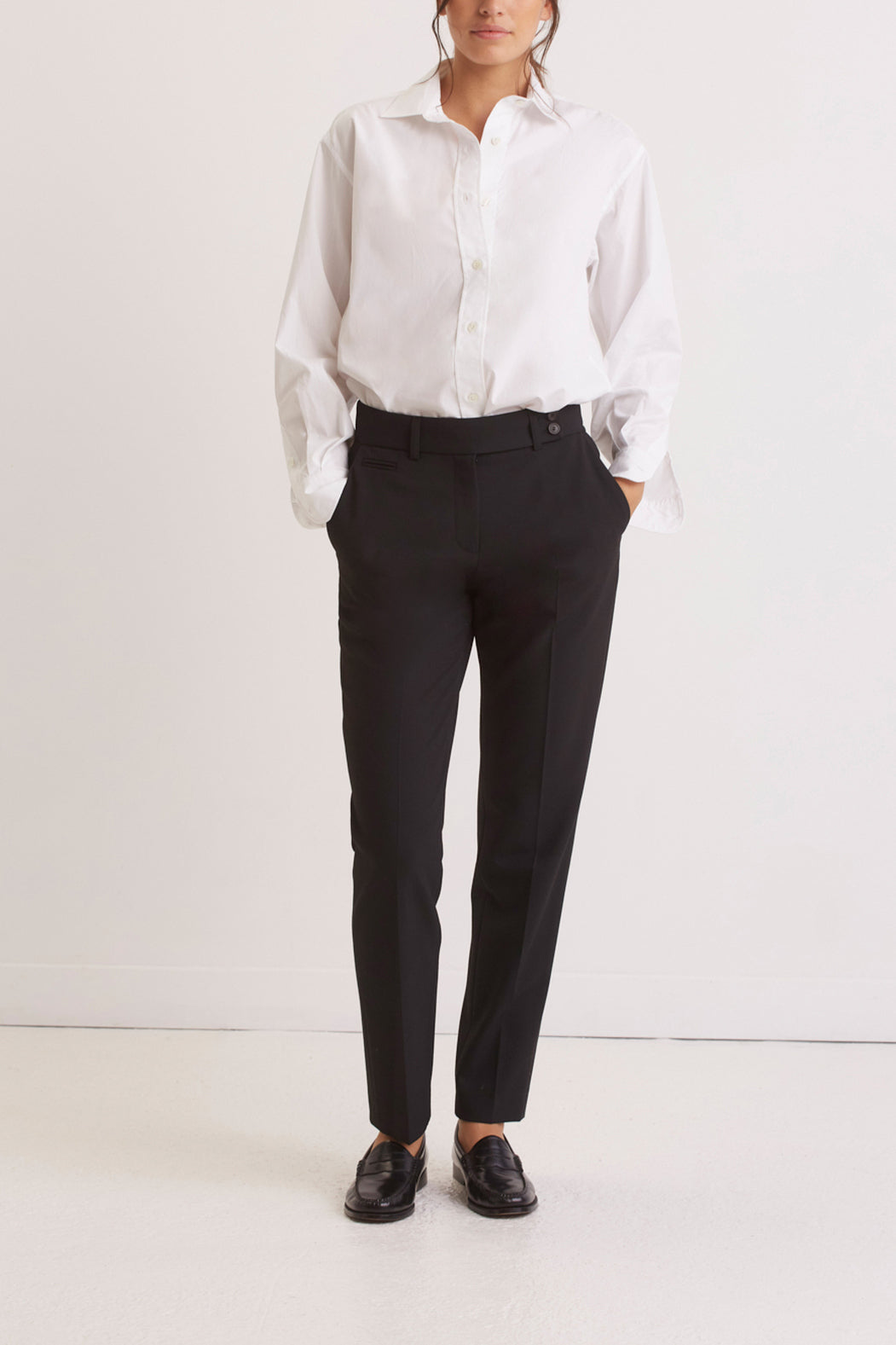 Pantalon de tailleur cigarette - ELIASS Faume - seconde main