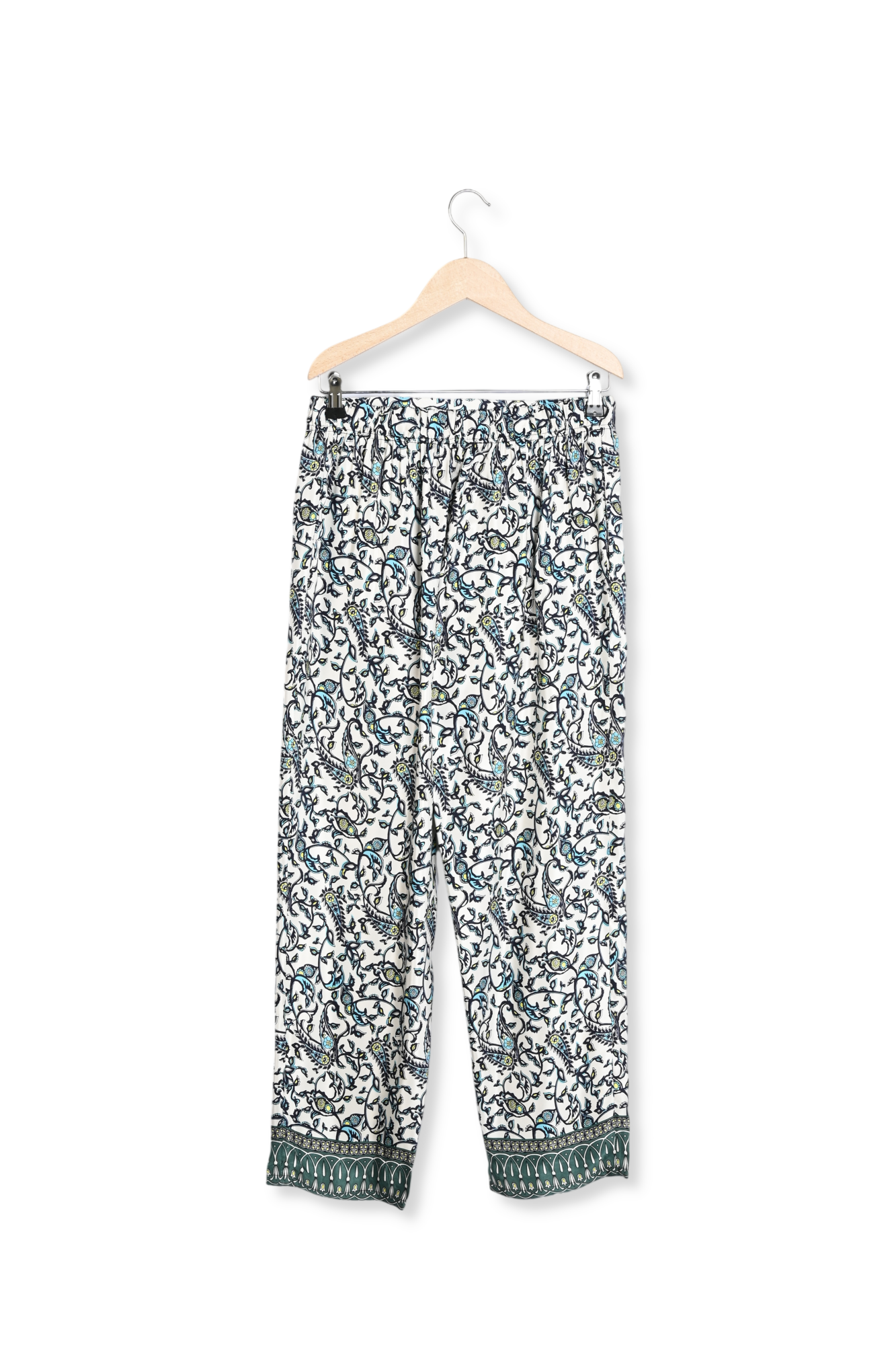 MARILOU - Pantalon 7/8 à imprimé fantaisie Faume - seconde main