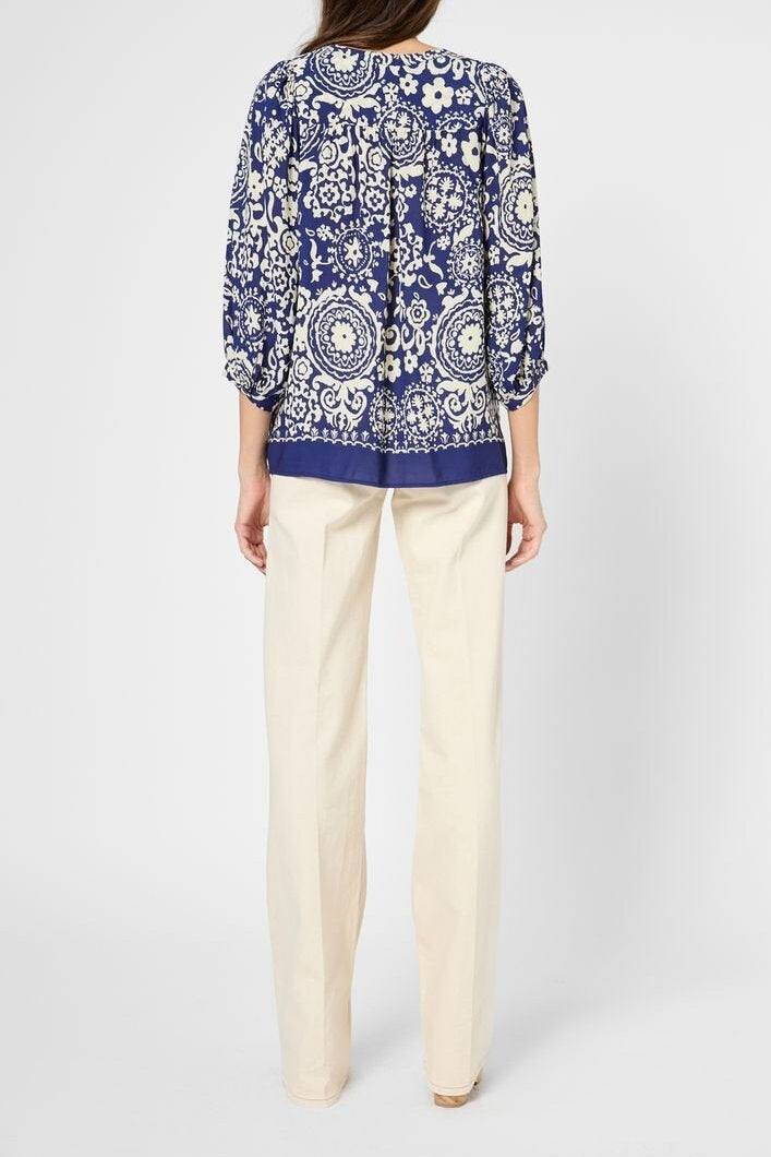 Blouse fluide imprimée - UBELIA Faume - seconde main