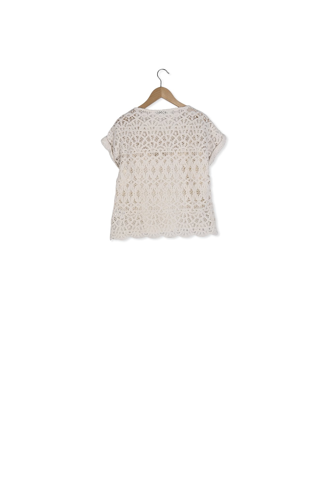 NILO - Top large en crochet Faume - seconde main