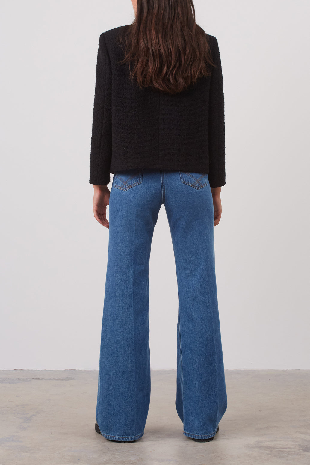 Veste en tweed à boutons dorés - NALY Faume - seconde main