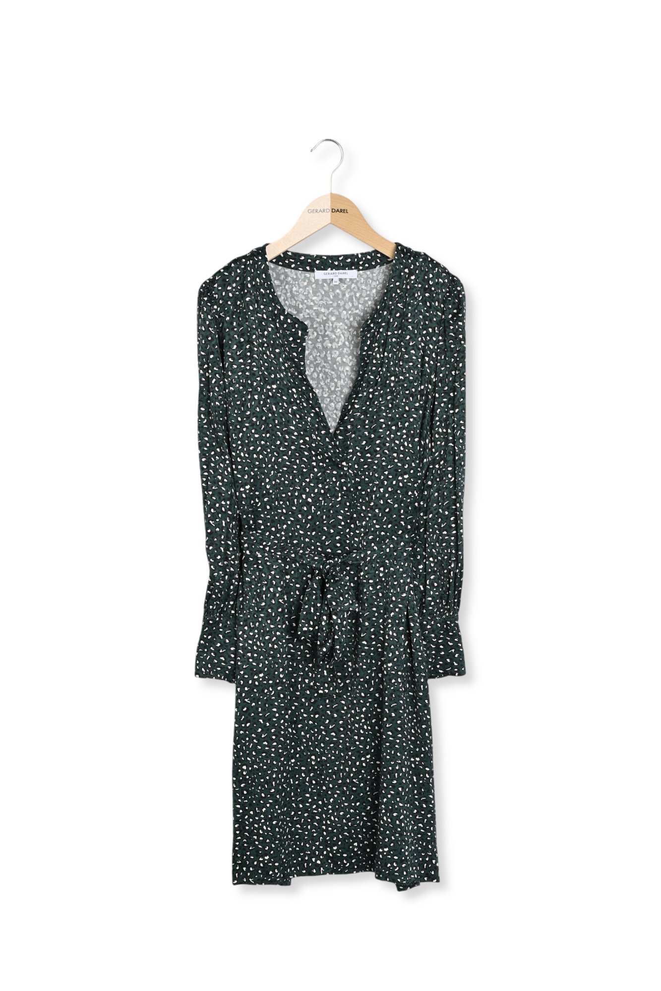 Tracey - Robe ceinturée à imprimé animalier Faume - seconde main