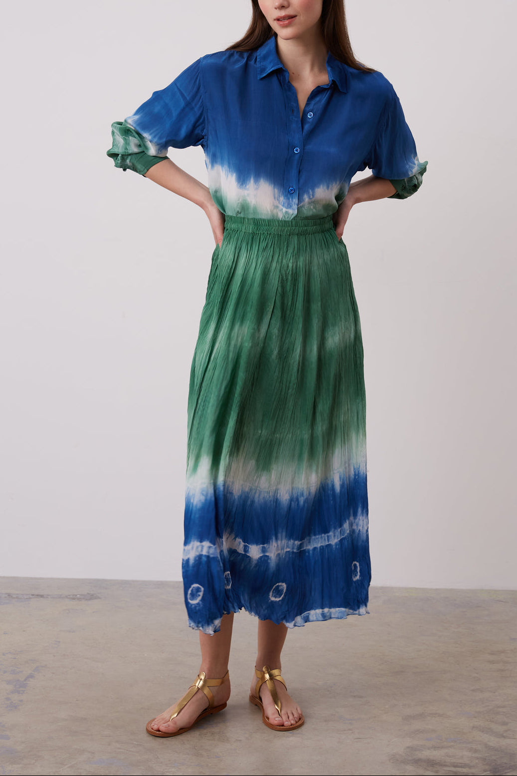 Jupe longue Tie and Dye - BABETH Faume - seconde main