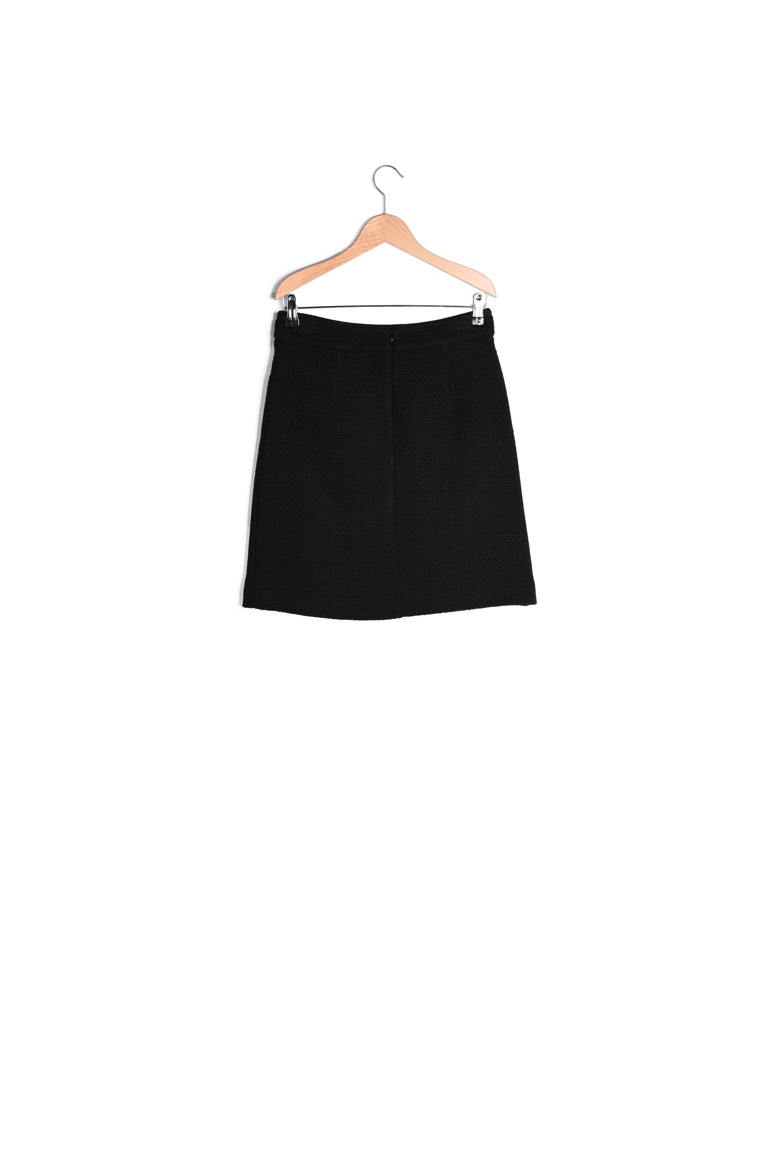 Jupe courte en tweed et galons - BARTHOLOME Faume - seconde main