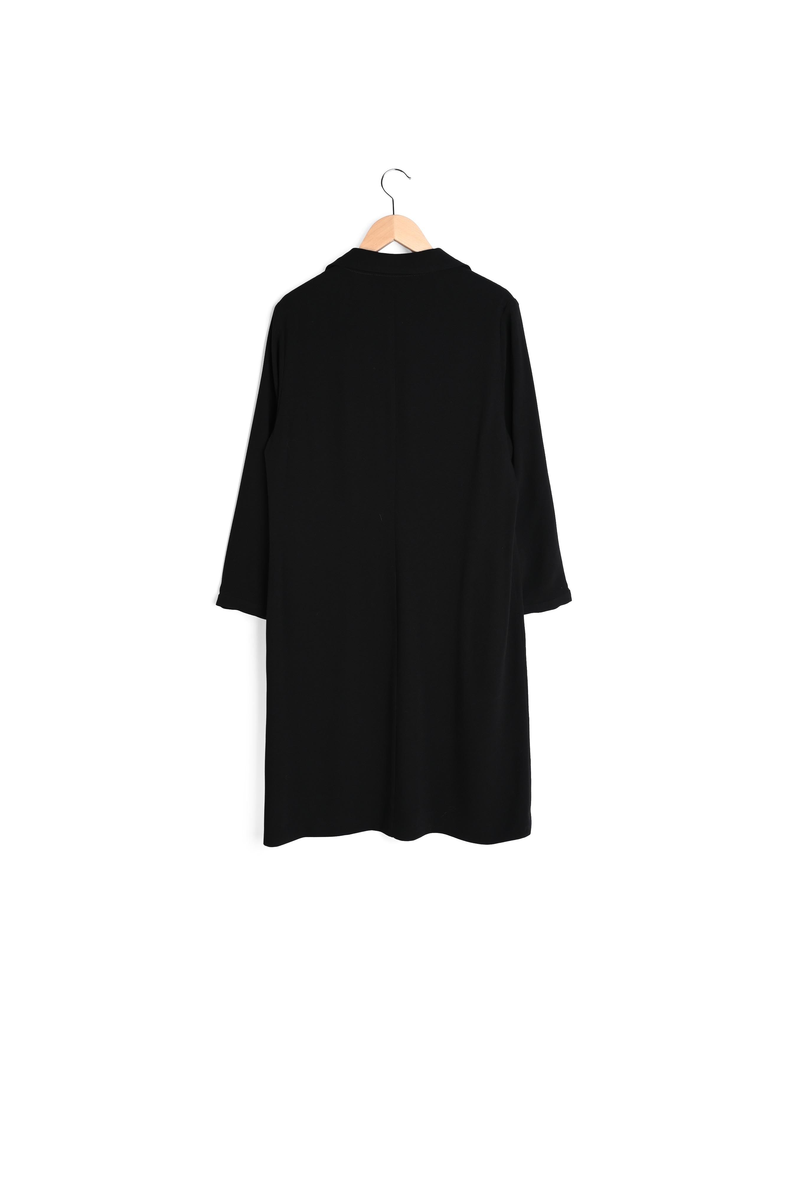 Robe droite ornée de mors dorés - JODY Faume - seconde main