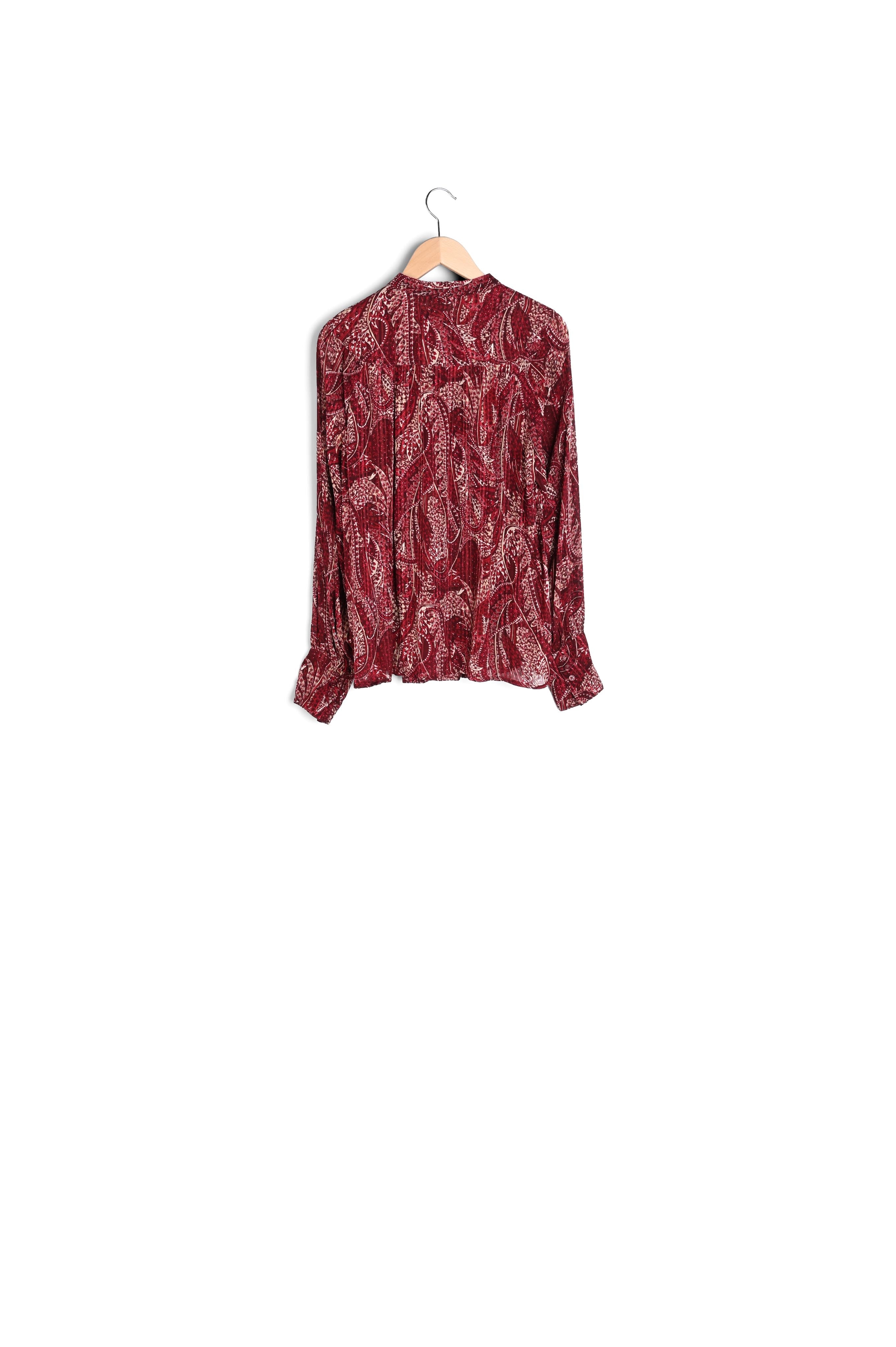 Blouse fluide à imprimé cachemire - CAMILL Faume - seconde main