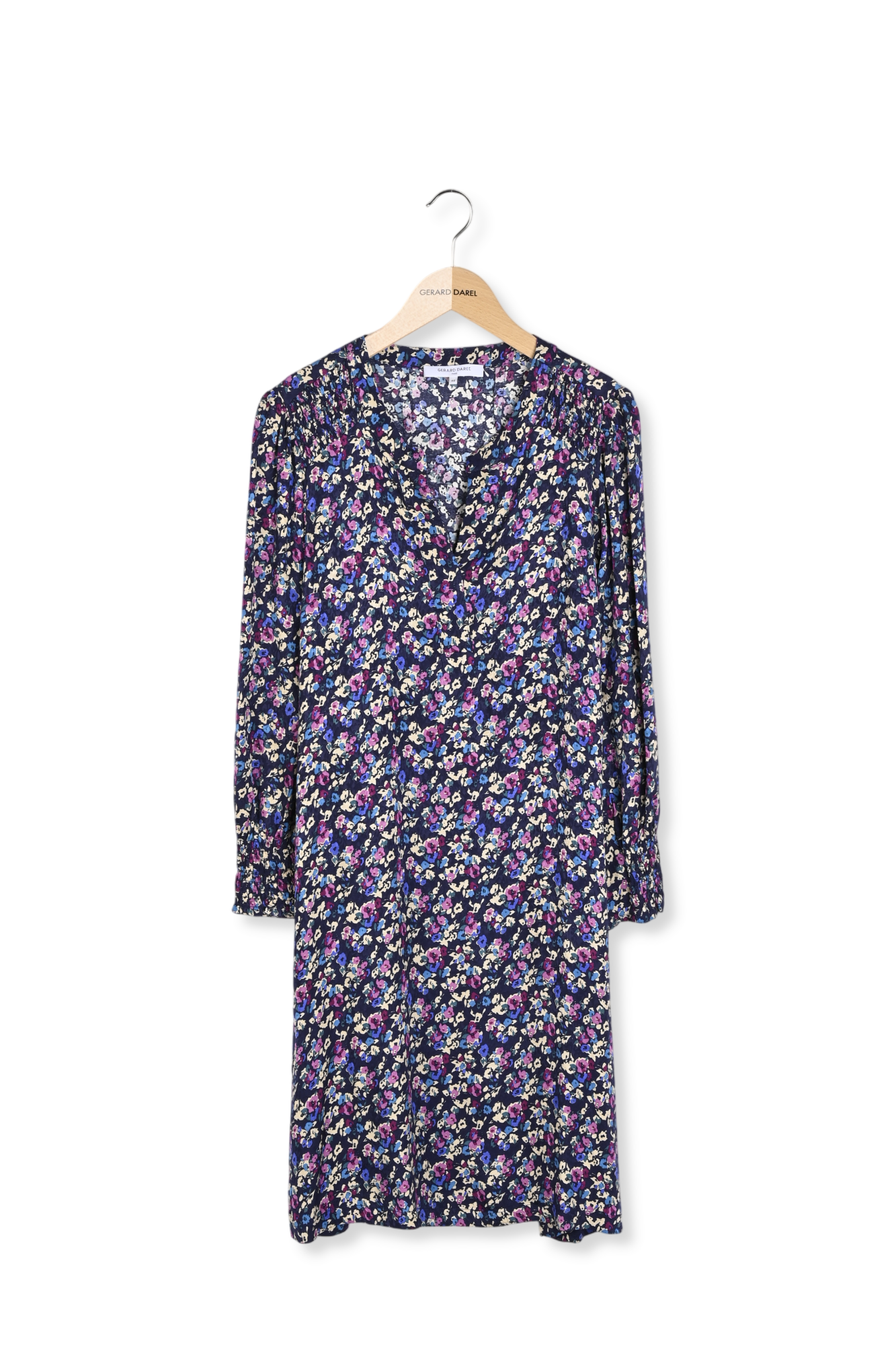 Robe courte fleurs et jacquard ? SALYA Faume - seconde main