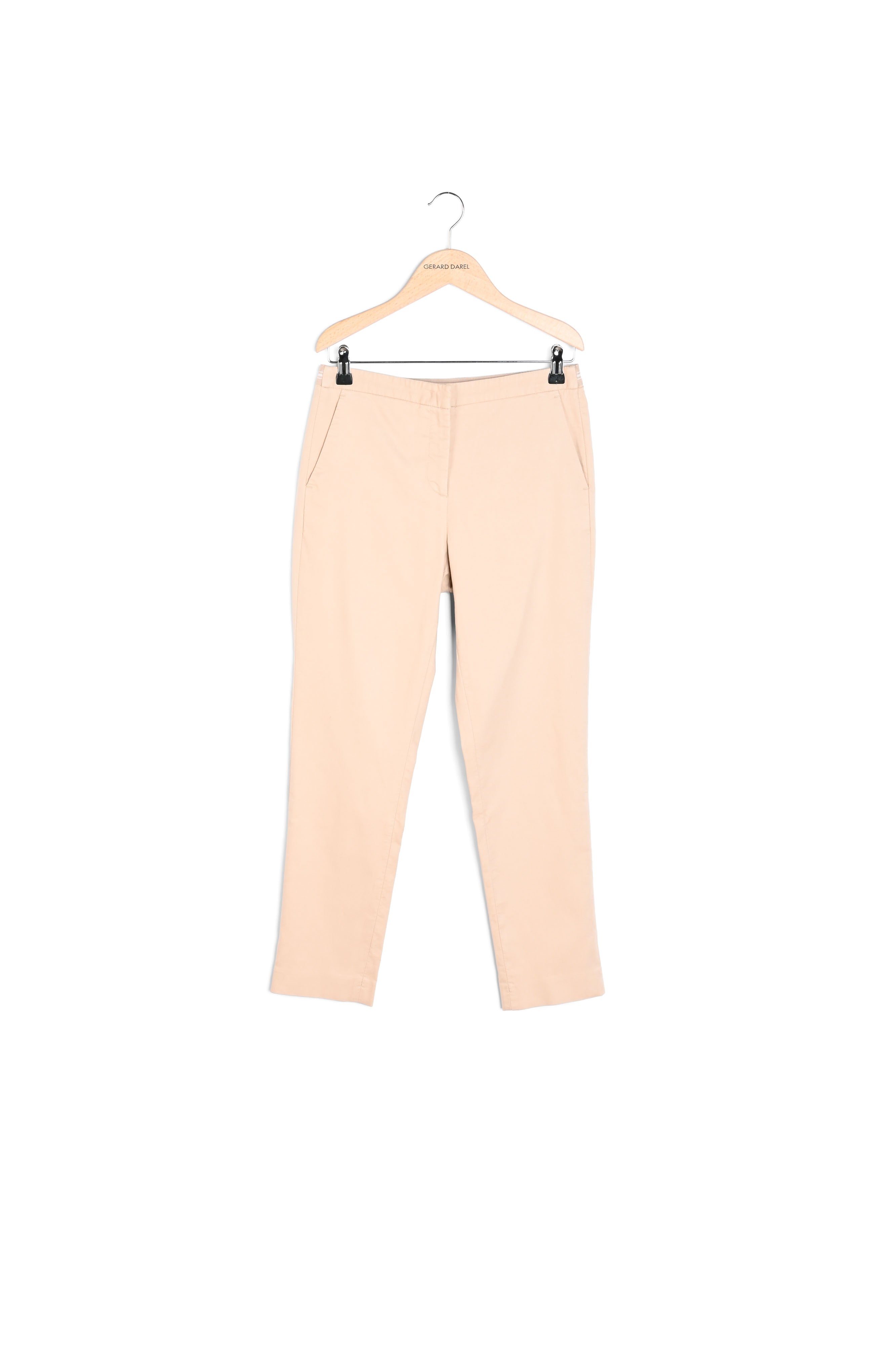 Pantalon droit en coton et dos élastiqué - ELGA Faume - seconde main