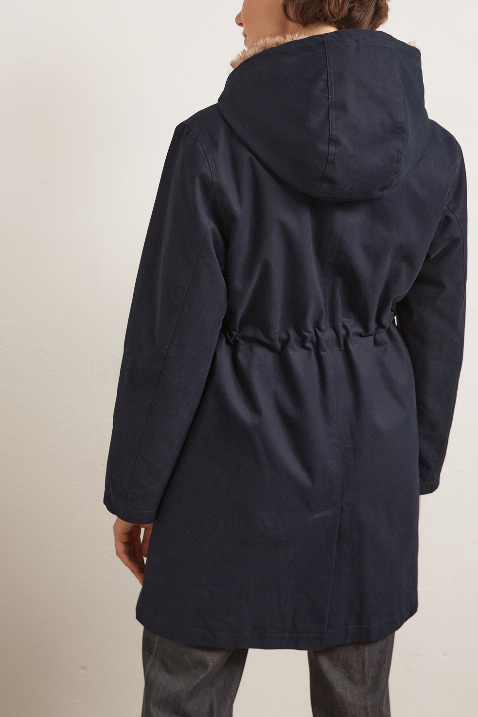 Shelly - Parka doublée de fausse fourrure Faume - seconde main