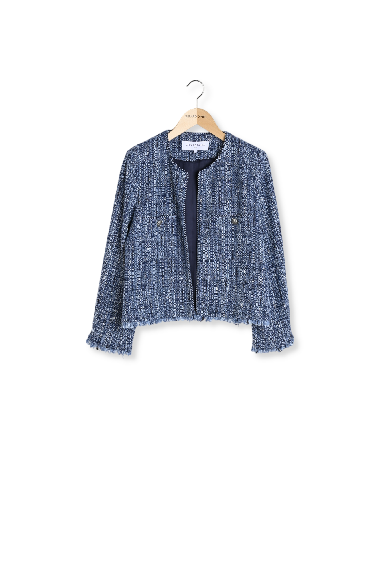 Veste en tweed et lurex - BELMIRA Faume - seconde main