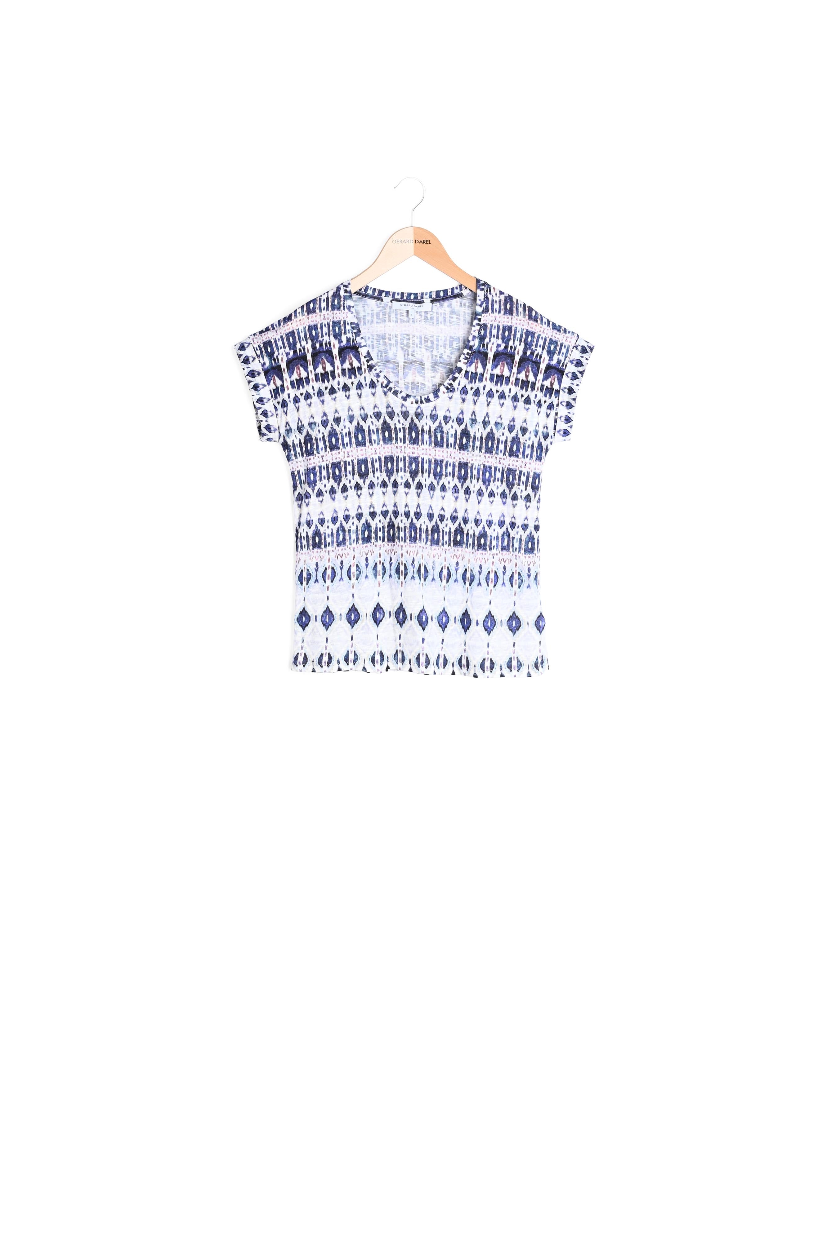 Tee-shirt ethnique en coton mélangé - AALYA Faume - seconde main