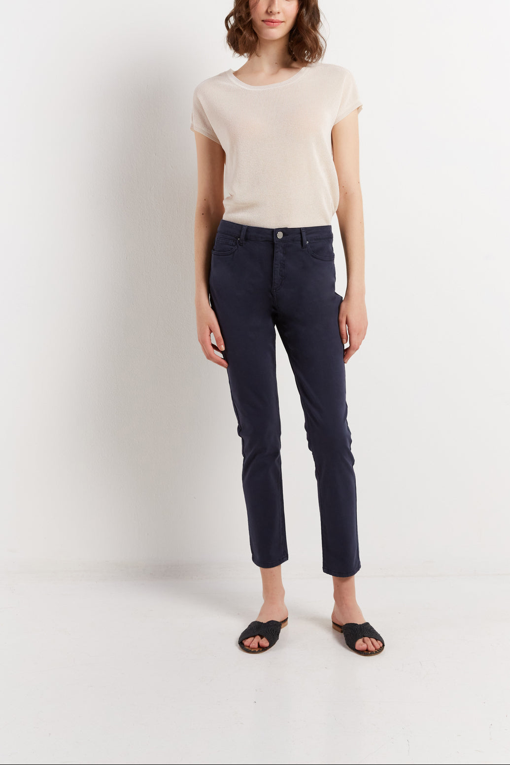 Pantalon droit coloré - ELIORE Faume - seconde main