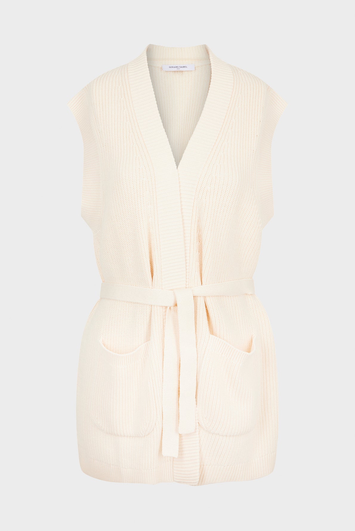 Gilet long sans manche en coton - LAINI Faume - seconde main