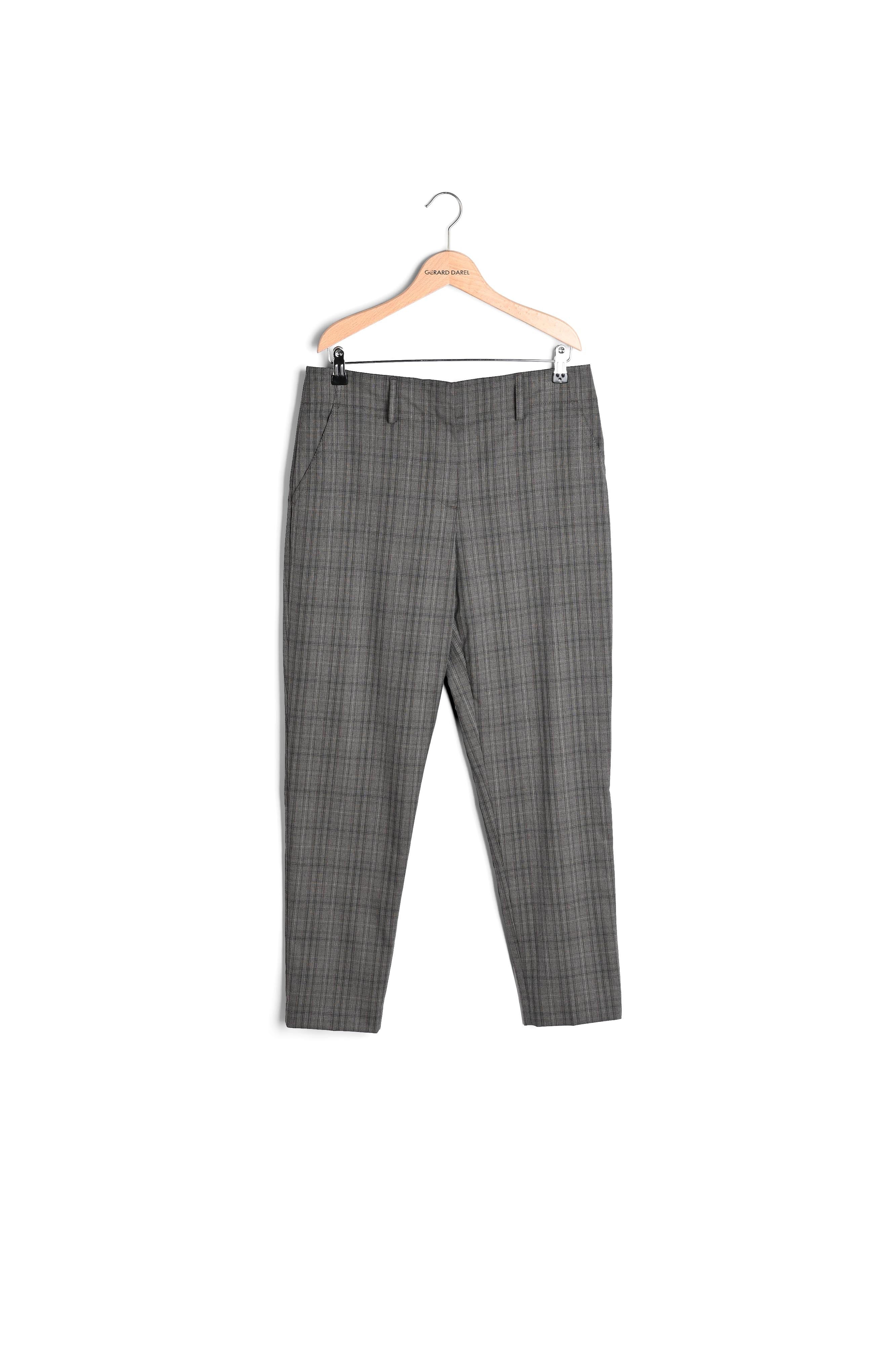 Pantalon de tailleur à carreaux Prince-de-galles - EDELWEISS Faume - seconde main