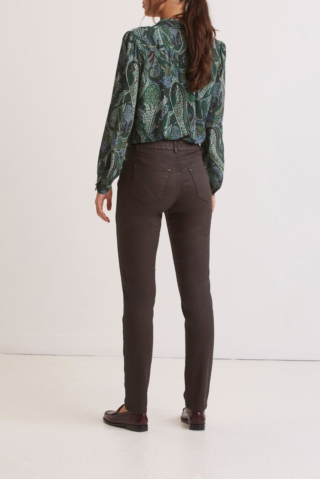 Pantalon slim coloré - ERIN Faume - seconde main