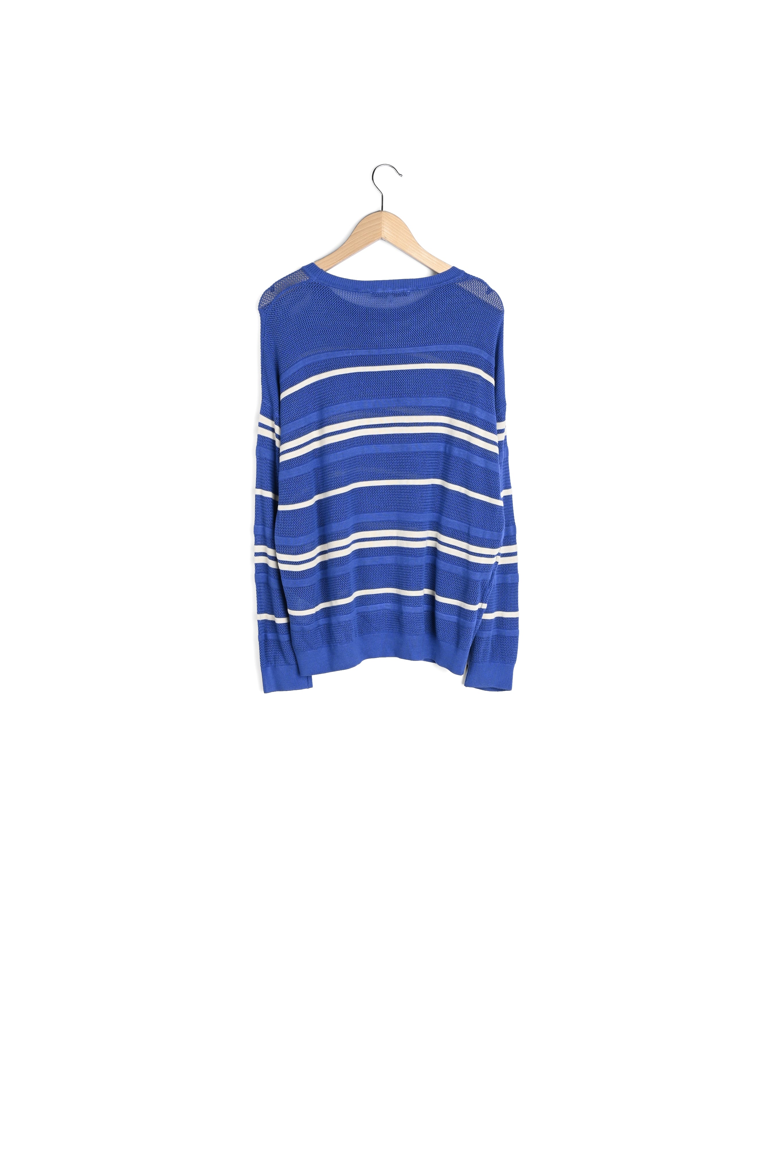 Pull fin ajouré à rayures Faume - seconde main