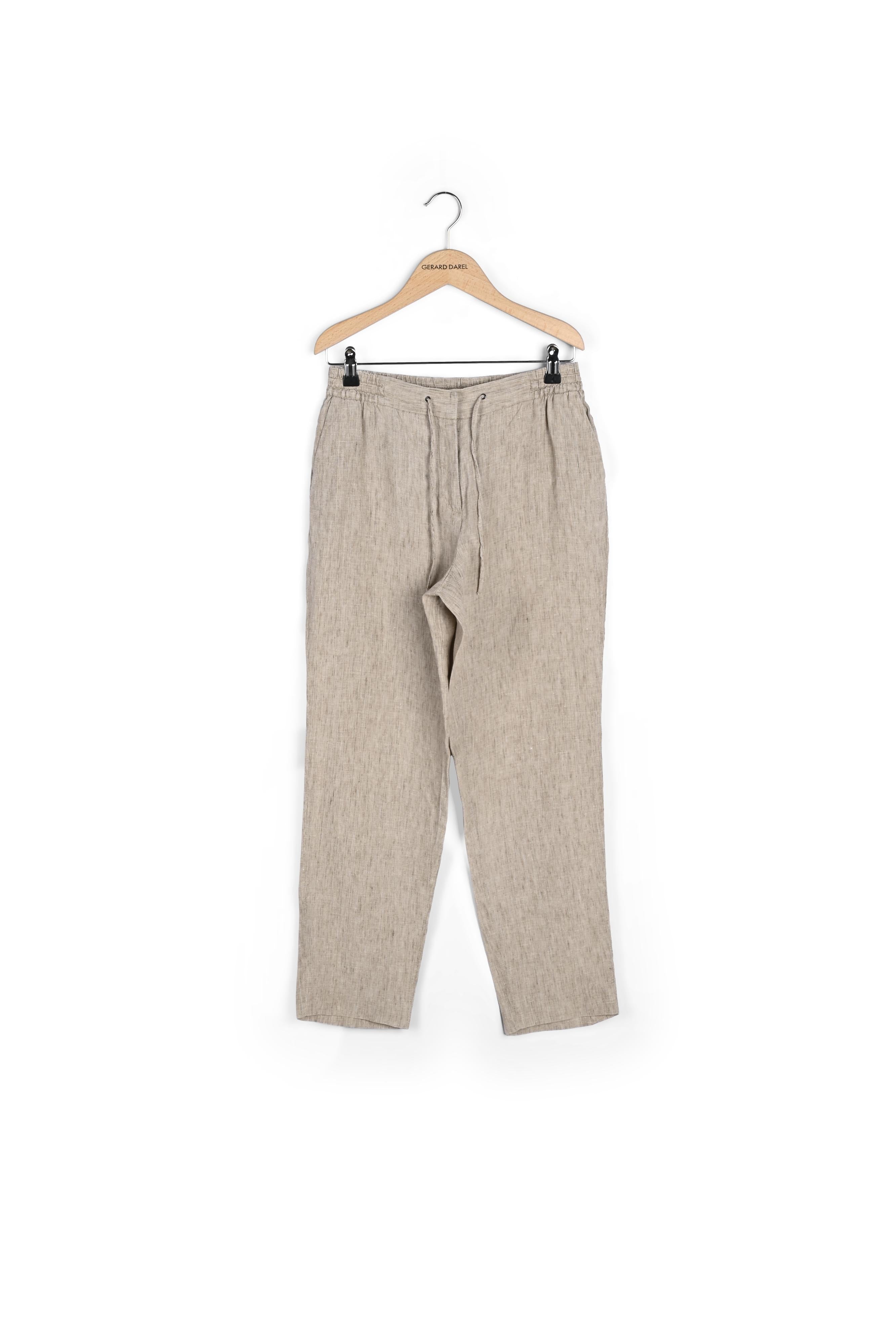 Pantalon en lin esprit jogging - EMERY Faume - seconde main