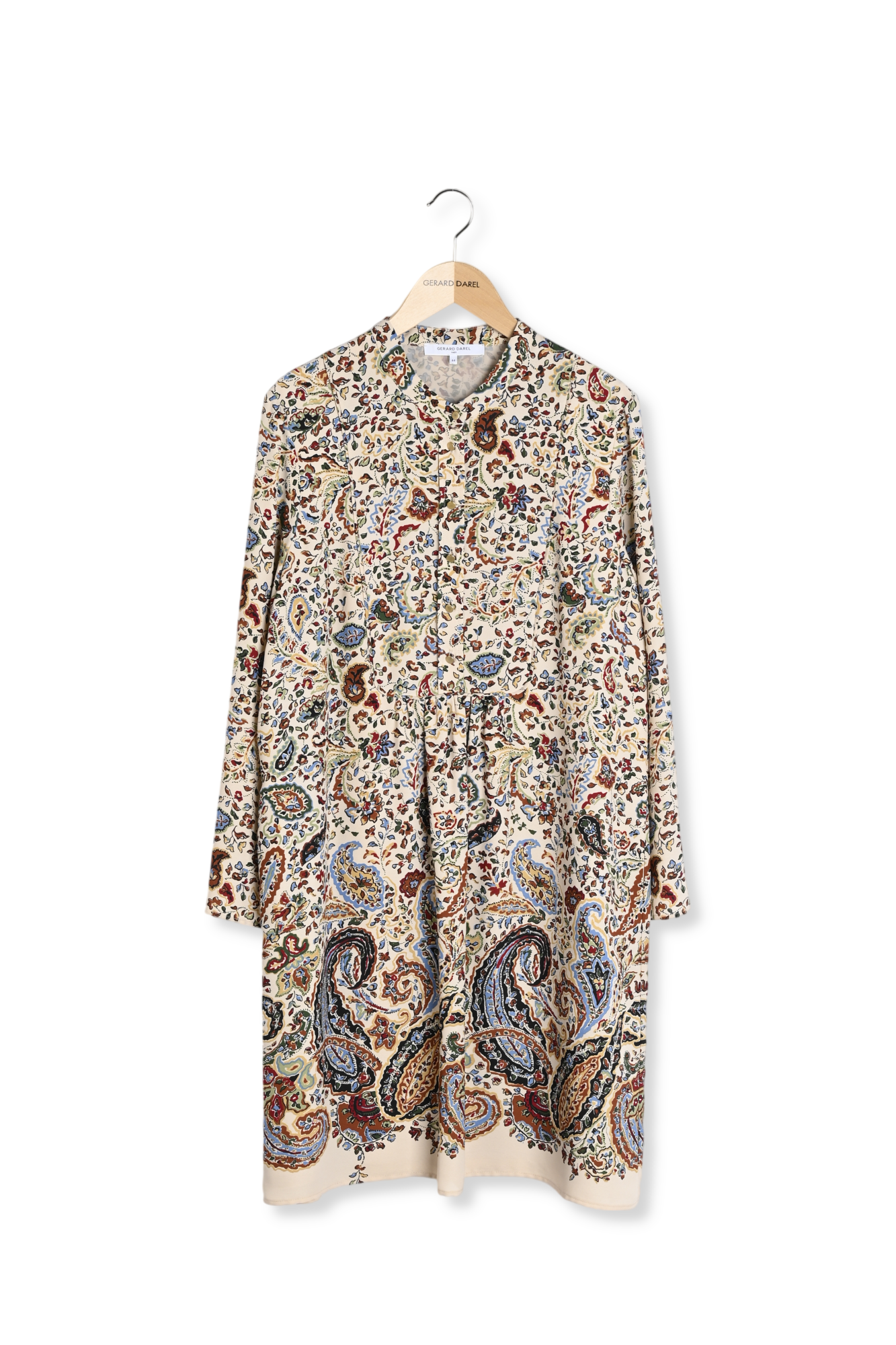 Thiane - Robe courte à imprimé cachemire Faume - seconde main