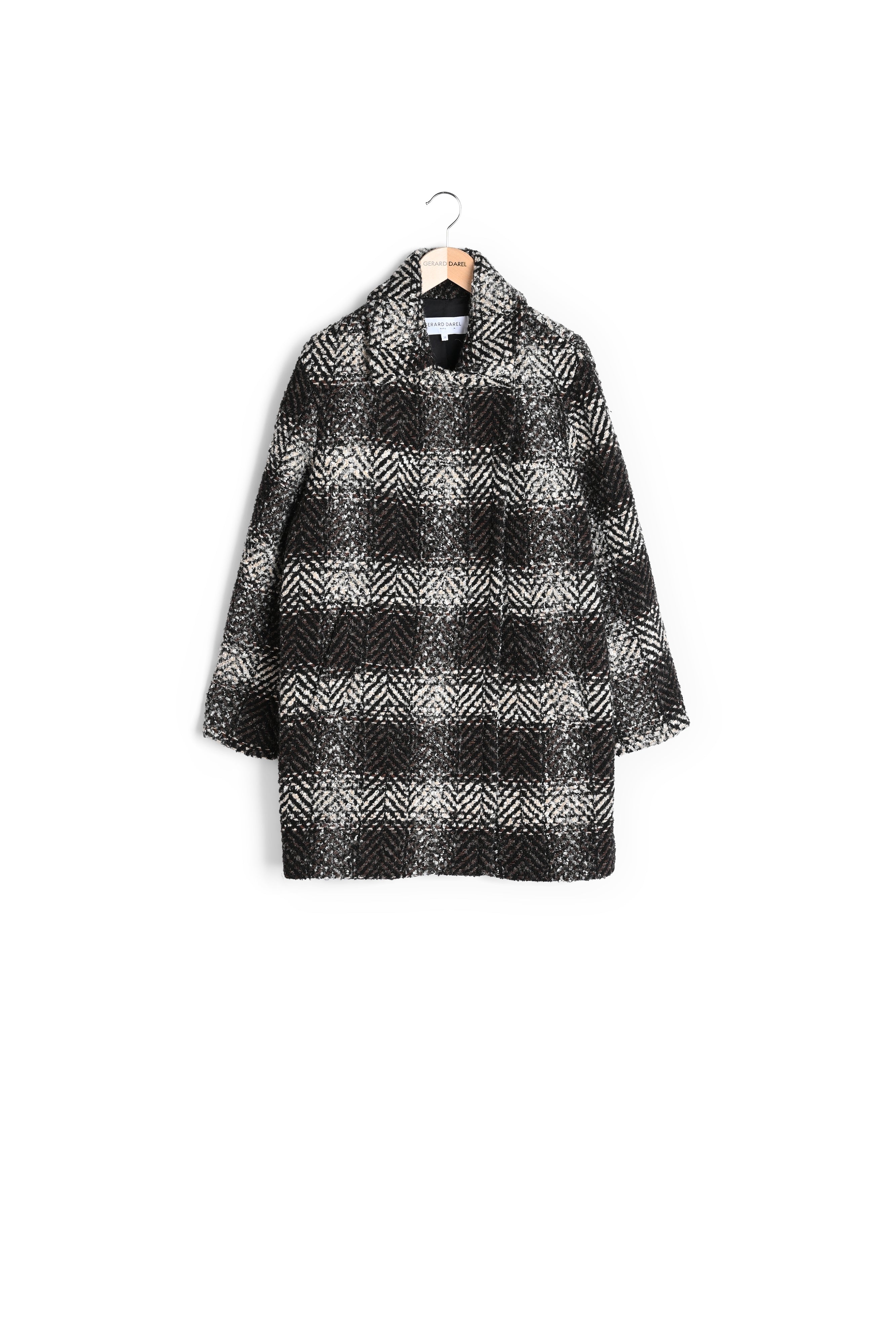 Manteau oversize en tweed - SIANA Faume - seconde main