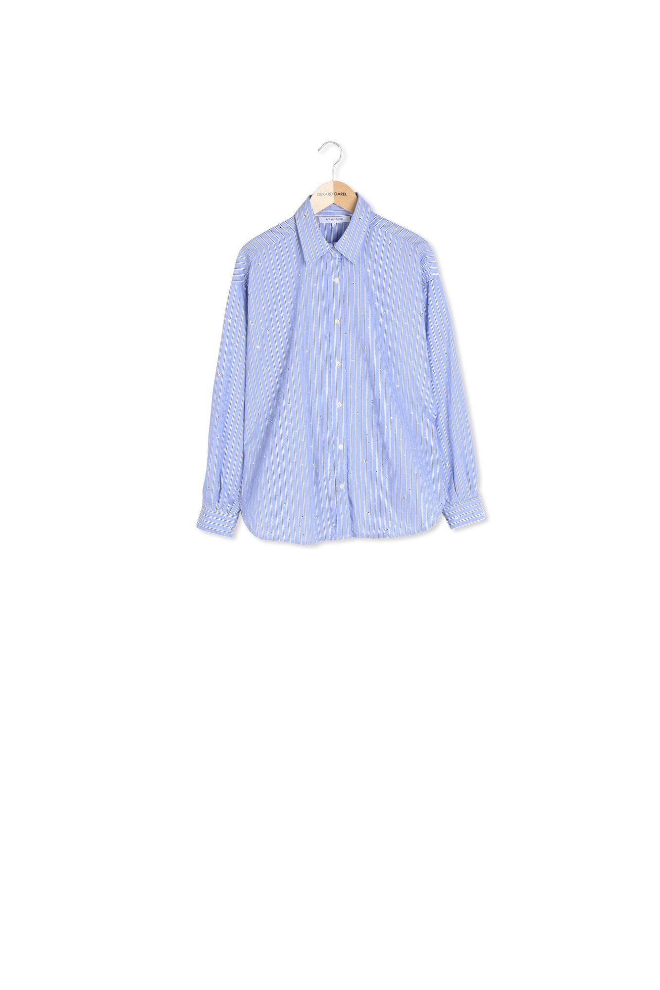 Chemise à rayures et strass - BALLIE Faume - seconde main